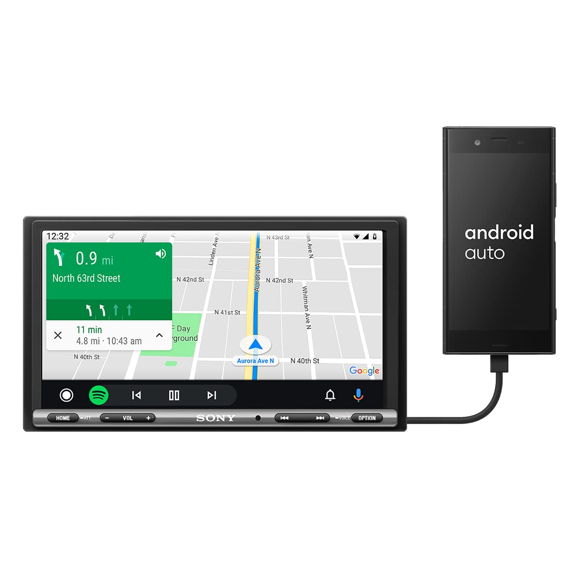 Foto 3 pulgar | Receptor Multimedia Digital Sony Con Apple Carplay/android Auto - Venta Internacional.
