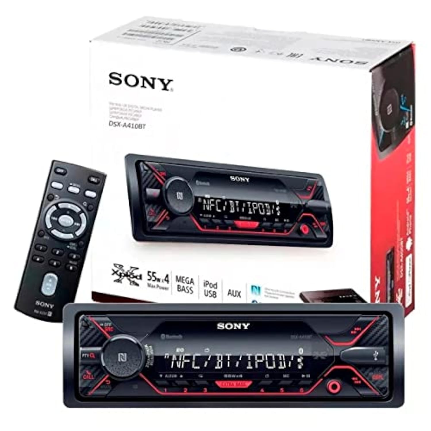 Foto 2 pulgar | Autoestéreo Sony Dsx-a410bt con Control para Auto-Venta Internacional