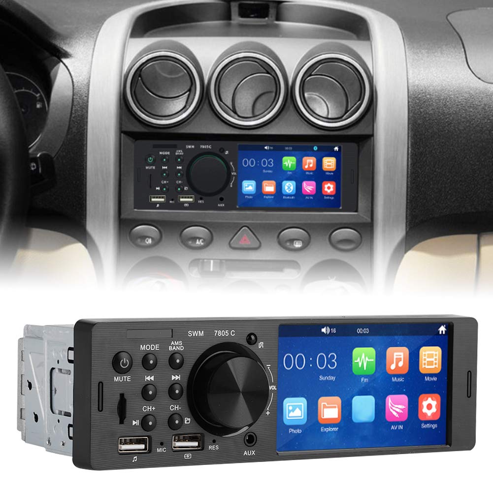 Foto 6 pulgar | Estéreo De Coche Akozon Con Pantalla Táctil Bluetooth Hd De 4 Pulgadas Y 12 V - Venta Internacional.