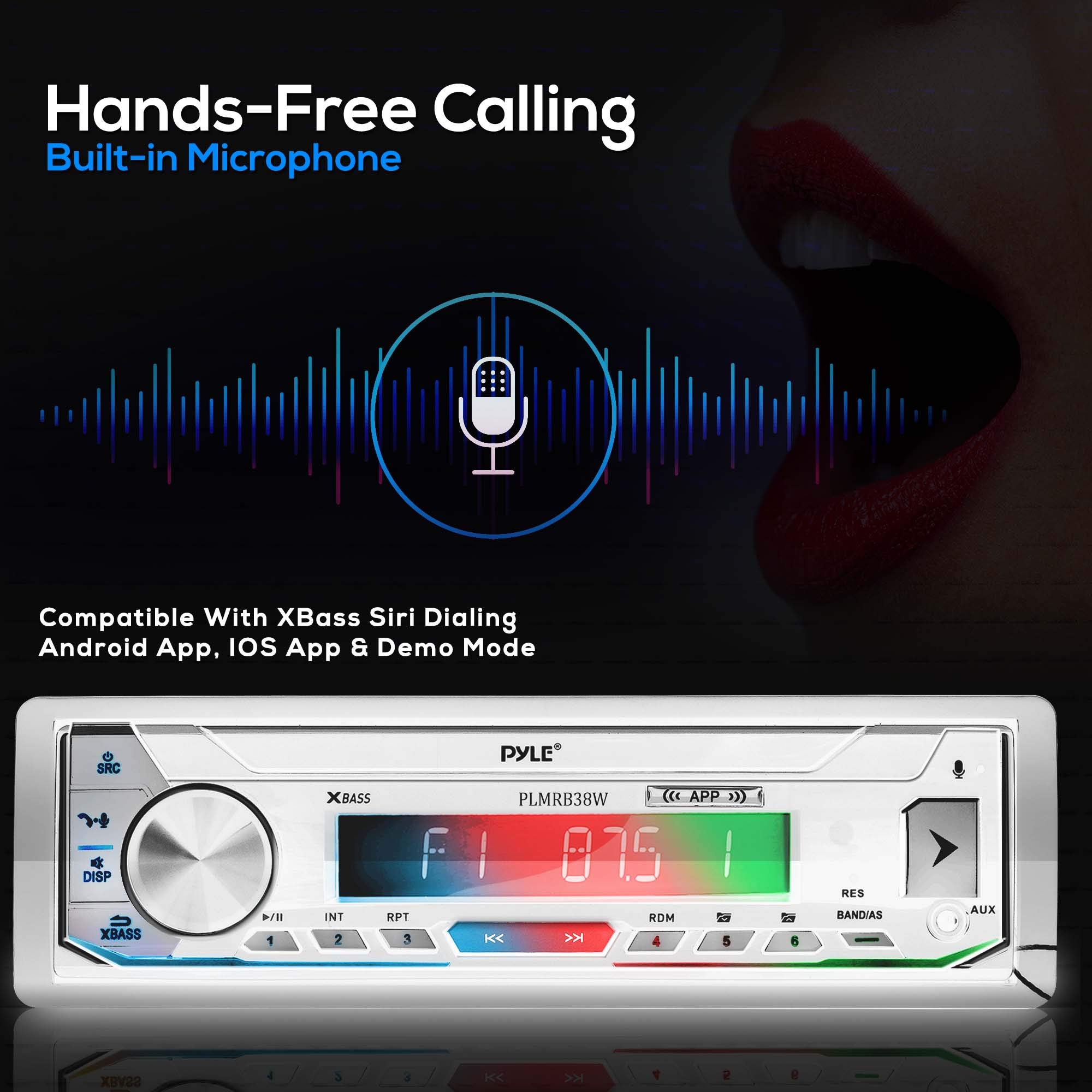 Foto 5 pulgar | Receptor Estéreo Marino Pyle Plmrb39w Am/fm/mp3/usb/aux - Venta Internacional.