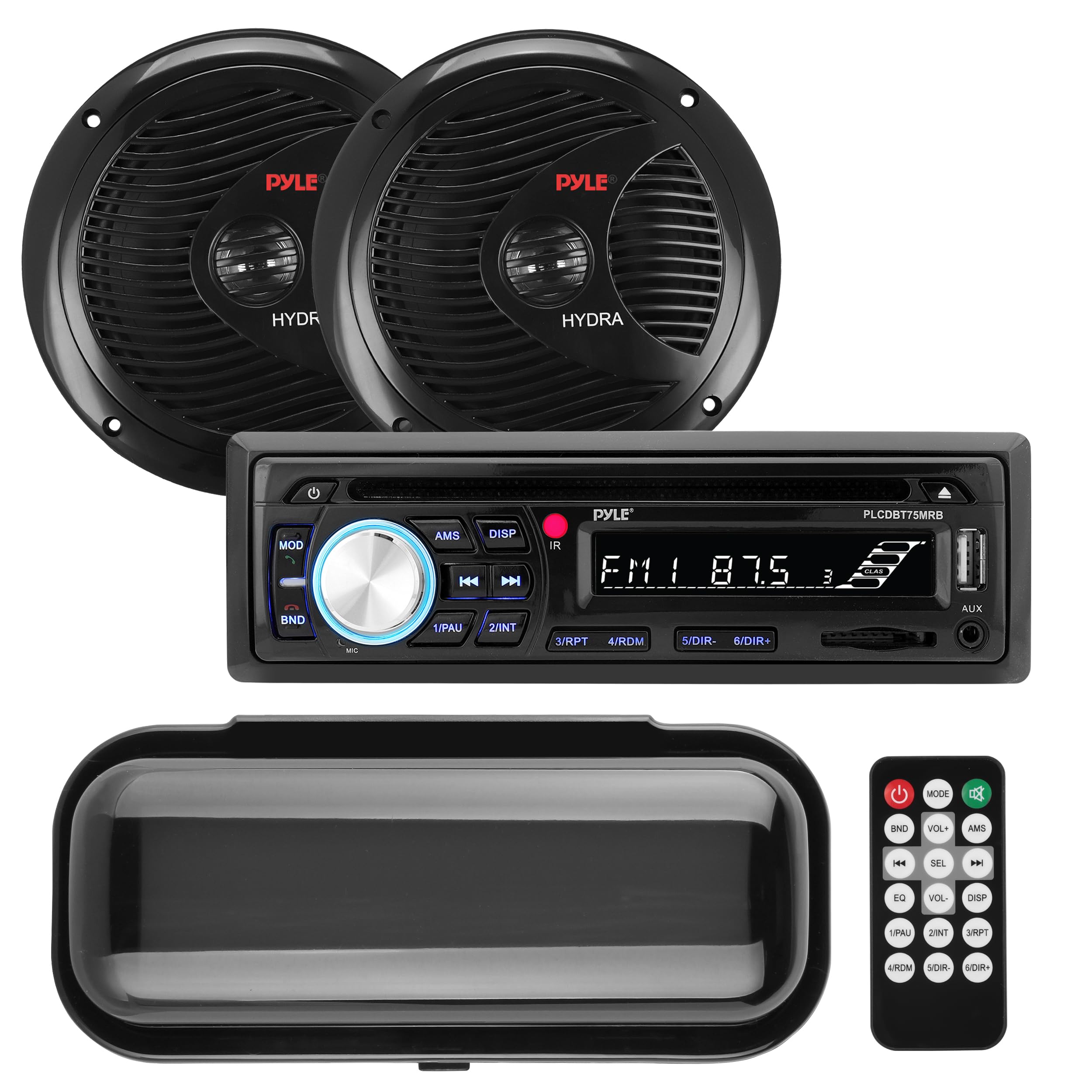 Foto 2 pulgar | Estéreo Bluetooth Para Coche Pyle Single Din Con Altavoces De 6.5 Pulgadas - Venta Internacional.