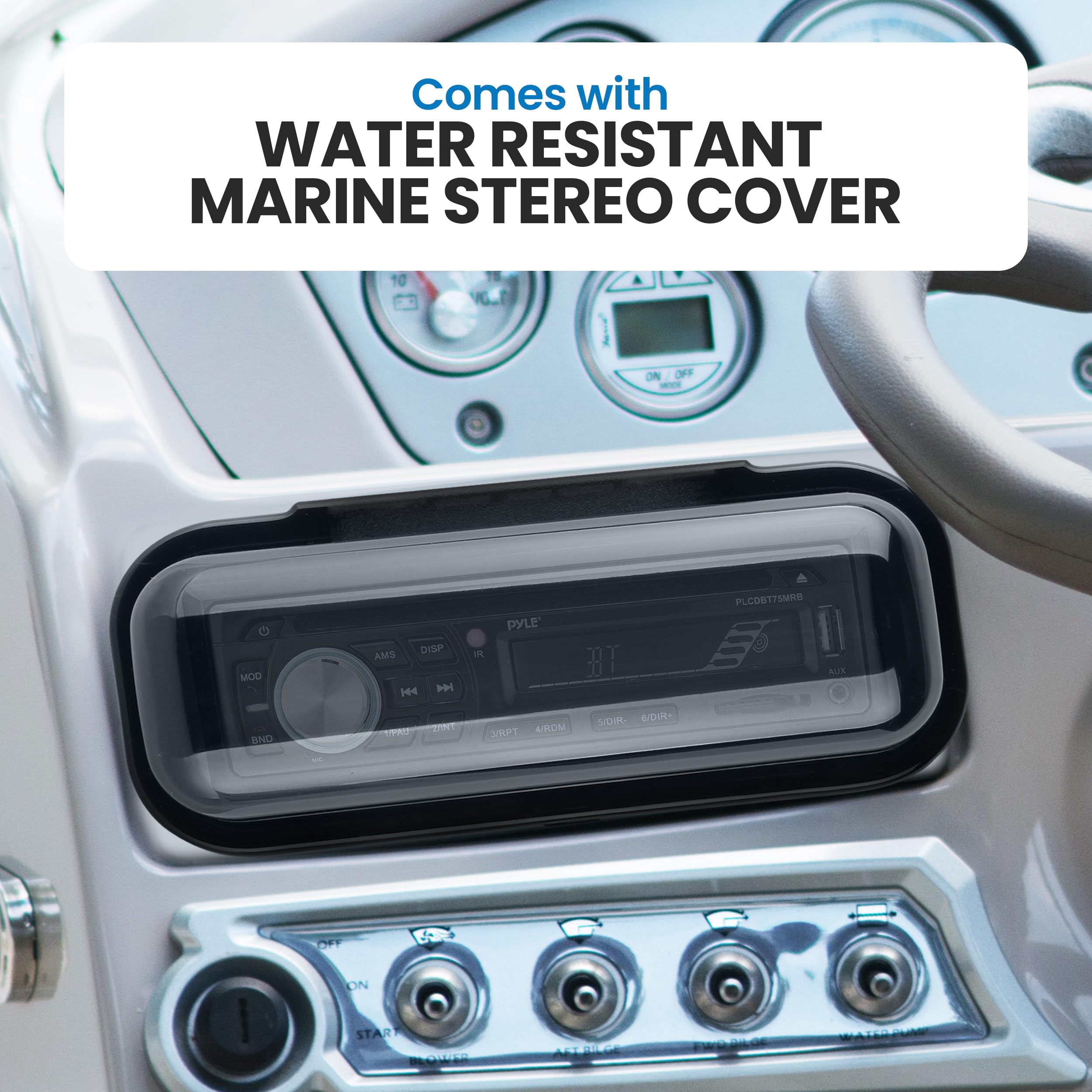 Foto 5 pulgar | Estéreo Bluetooth Para Coche Pyle Single Din Con Altavoces De 6.5 Pulgadas - Venta Internacional.