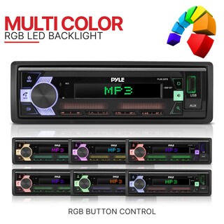 Foto 3 | Receptor Estéreo Bluetooth Para Unidad Principal Pyle Plml50fb, Color Negro - Venta Internacional.