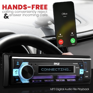 Foto 4 | Receptor Estéreo Bluetooth Para Unidad Principal Pyle Plml50fb, Color Negro - Venta Internacional.