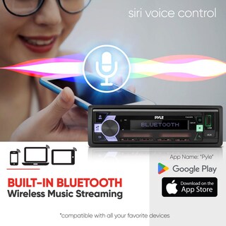 Foto 5 | Receptor Estéreo Bluetooth Para Unidad Principal Pyle Plml50fb, Color Negro - Venta Internacional.