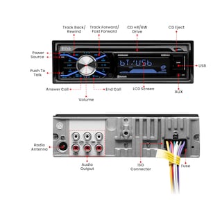 Foto 3 | Estéreo Para Coche Boss Audio Systems 508uab Bluetooth Single Din - Venta Internacional.