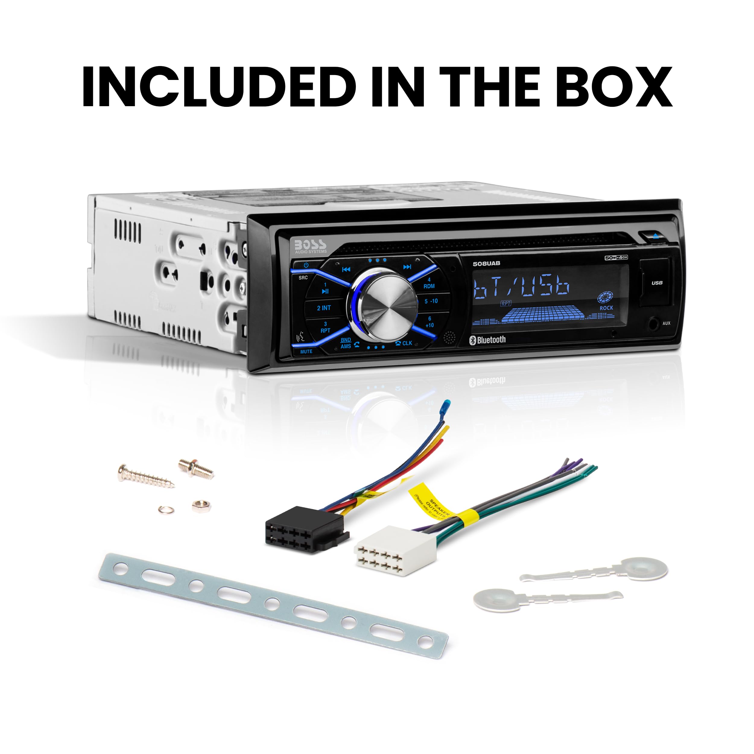 Foto 6 | Estéreo Para Coche Boss Audio Systems 508uab Bluetooth Single Din - Venta Internacional.