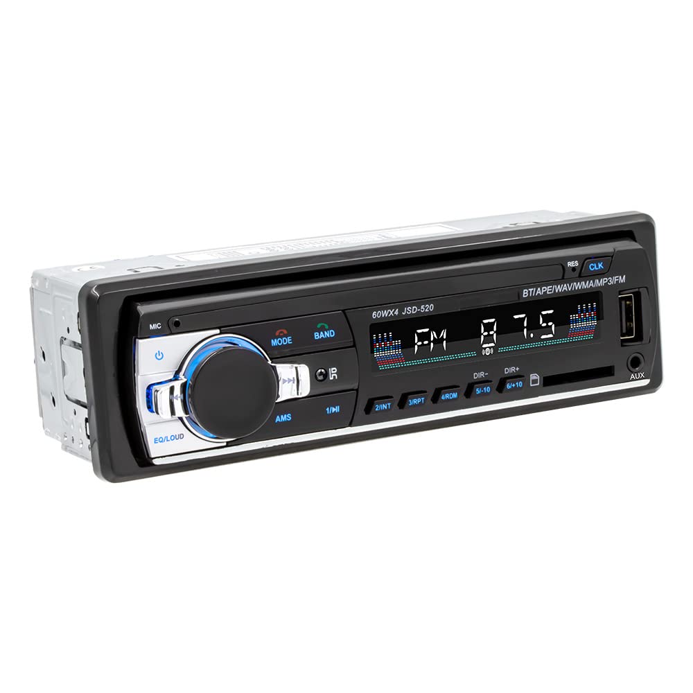Foto 8 pulgar | Estéreo Digital Para Coche Con Bluetooth De Un Solo Din, Usb, Sd, Audio, Mp3/fm - Venta Internacional.