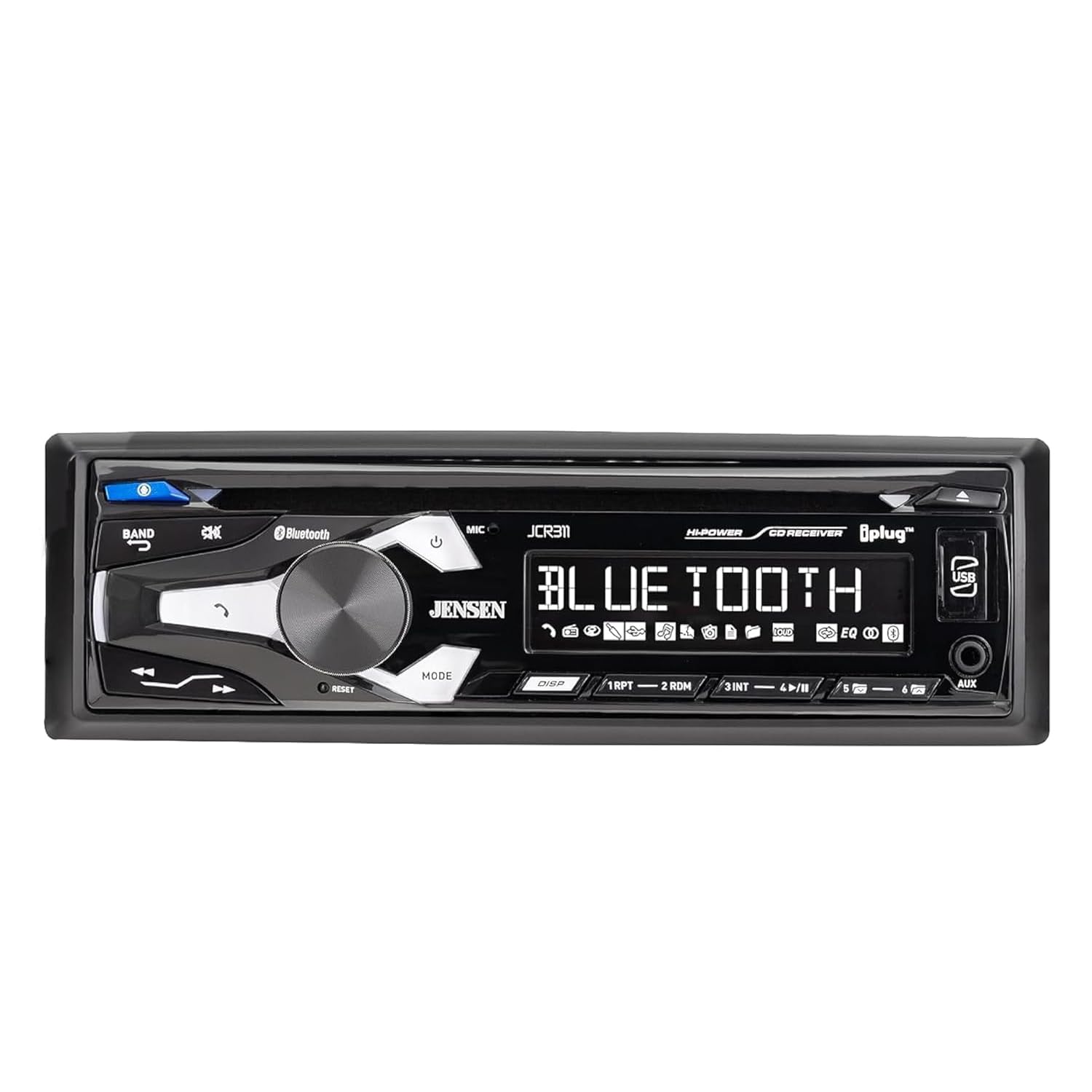 Foto 2 pulgar | Radio Estéreo Para Coche, Reproductor De Cd Jensen Jcr311, Bluetooth, Manos Libres - Venta Internacional.
