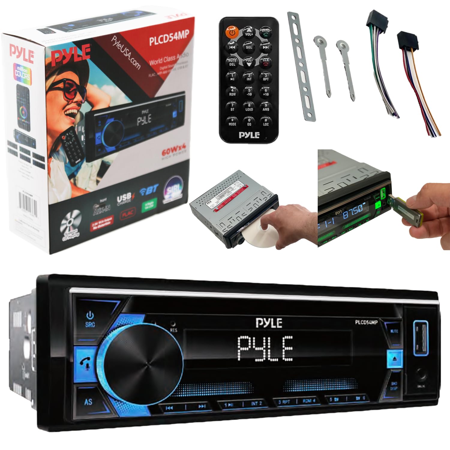 Foto 1 | Receptor Estéreo Pyle Mp3 Amplificador De Potencia Bluetooth 240w - Venta Internacional.