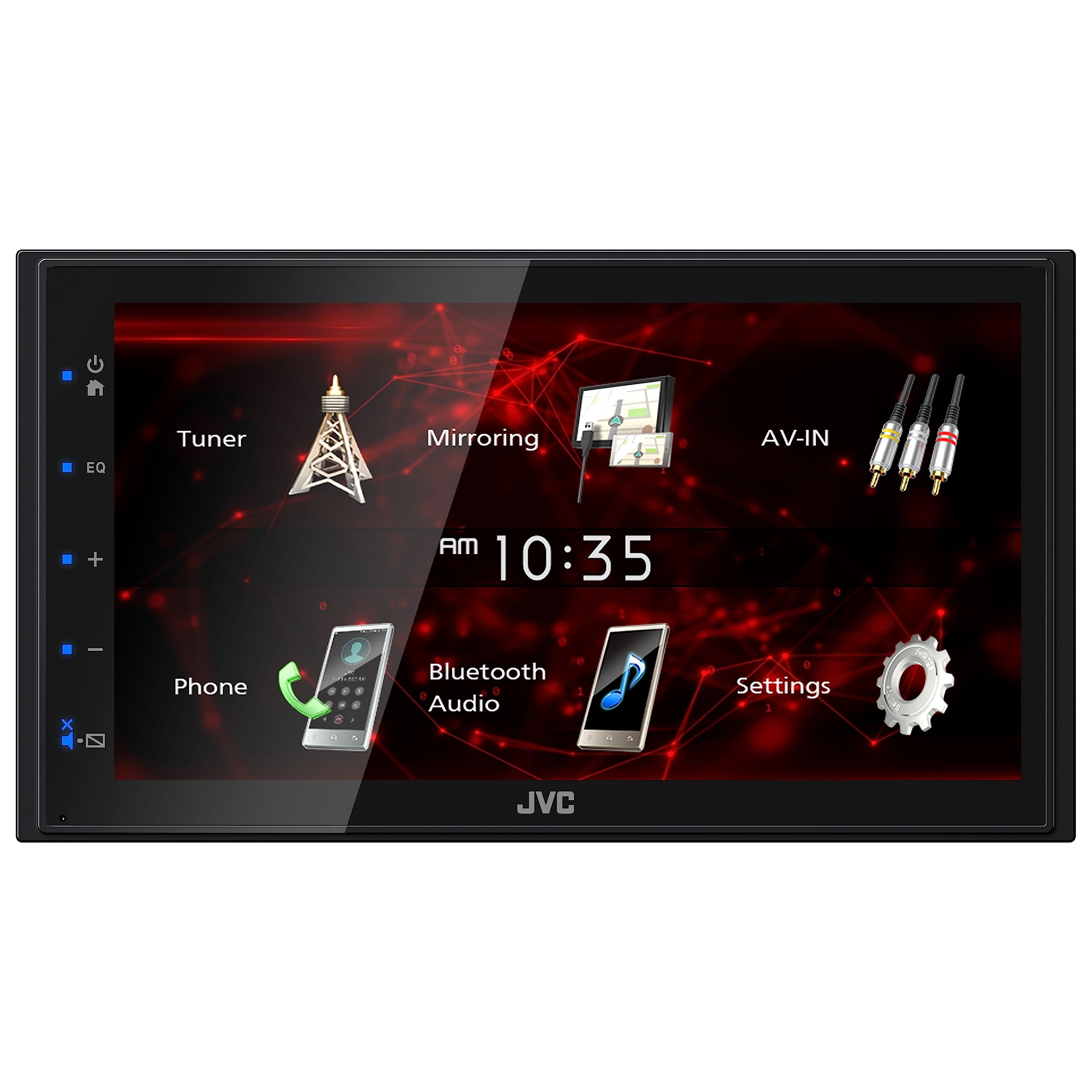 Foto 2 pulgar | Receptor Estéreo Para Coche Jvc Kw-m180bt Bluetooth Usb 6.75'' - Venta Internacional.