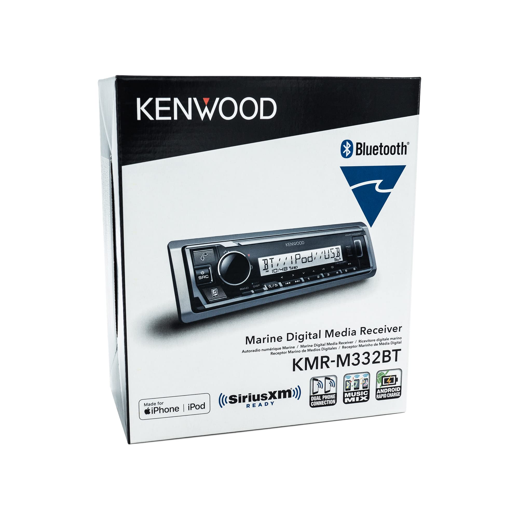 Foto 5 pulgar | Estéreo Kenwood Kmr-m332bt Bluetooth Usb Mp3 Para Coches Y Barcos - Venta Internacional.