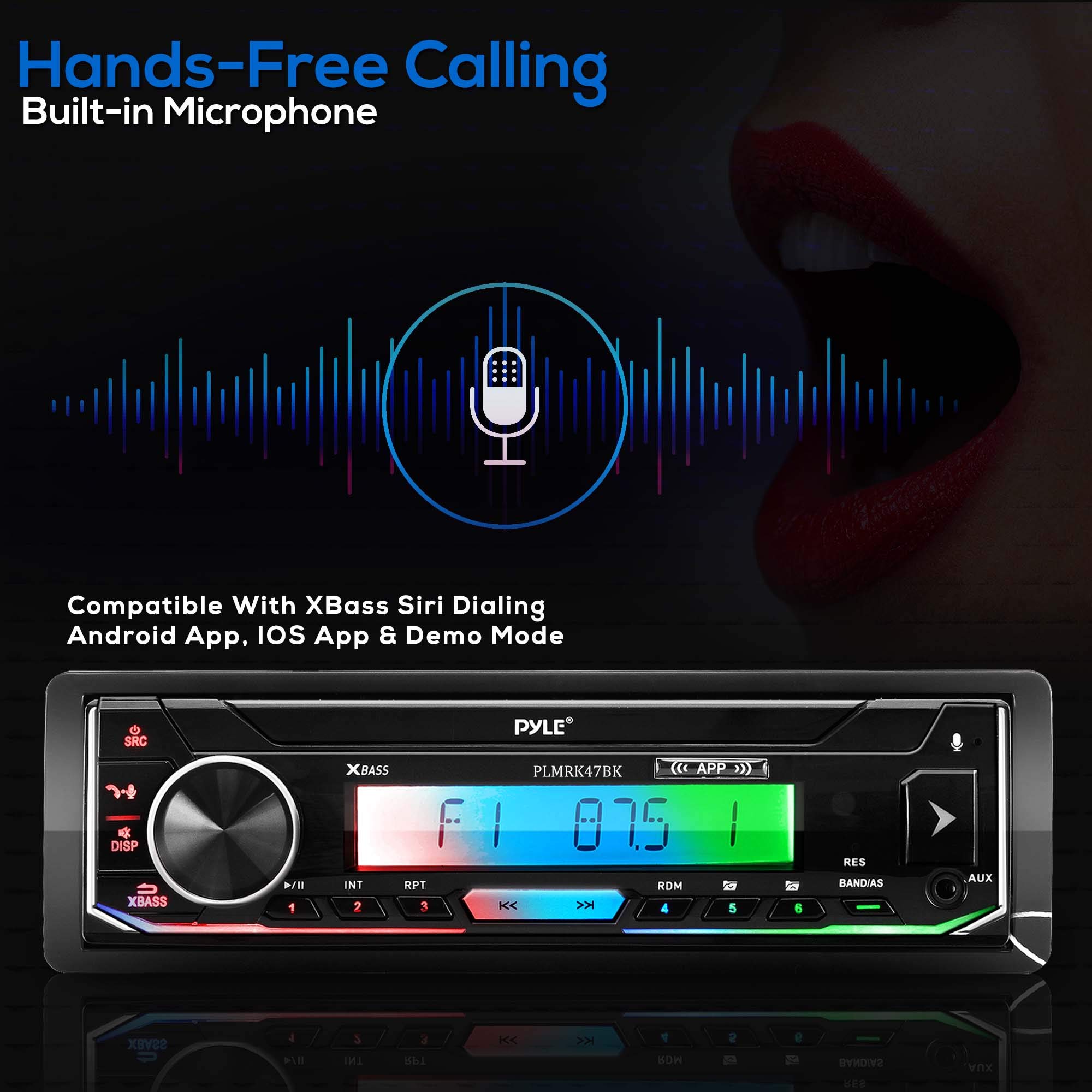Foto 8 pulgar | Kit De Receptor Estéreo Y Altavoz Bluetooth Marine 300w Pyle - Venta Internacional.