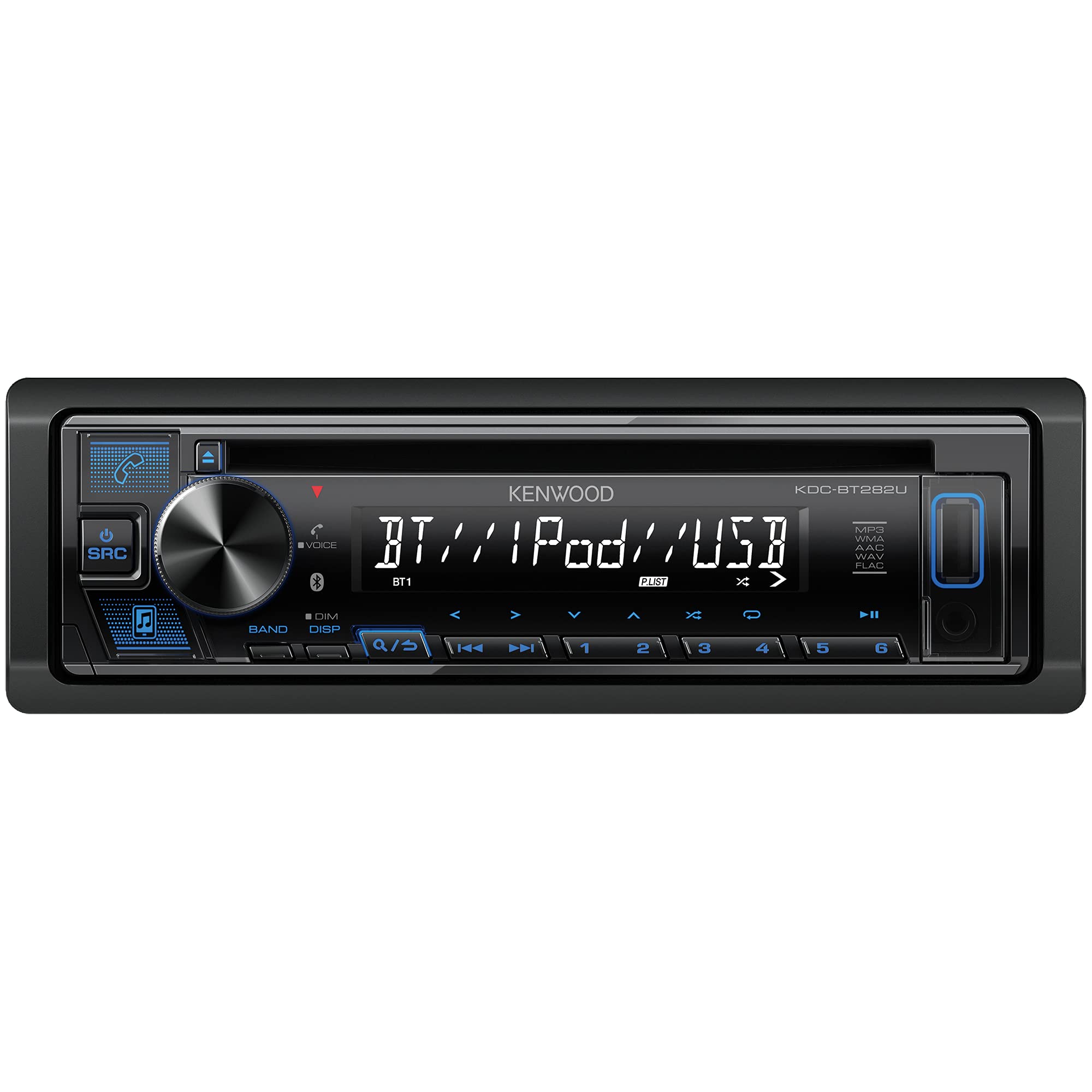 Estéreo De Coche Kenwood Kdc-bt282u Receptor De Cd Bluetooth Usb - Venta Internacional.