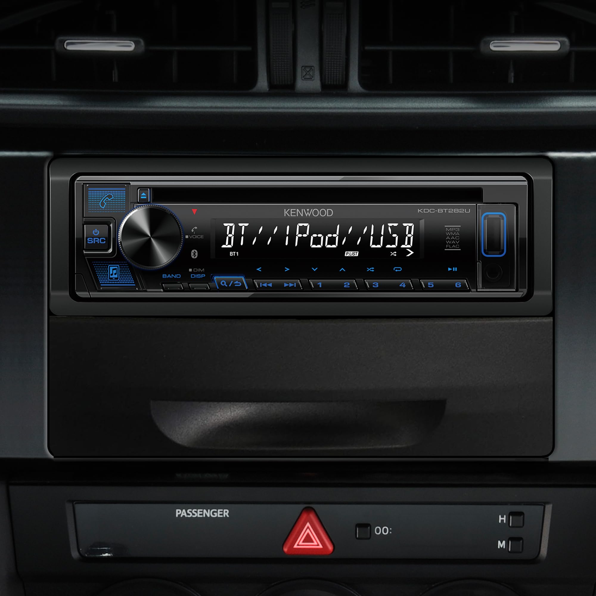 Foto 5 pulgar | Estéreo De Coche Kenwood Kdc-bt282u Receptor De Cd Bluetooth Usb - Venta Internacional.