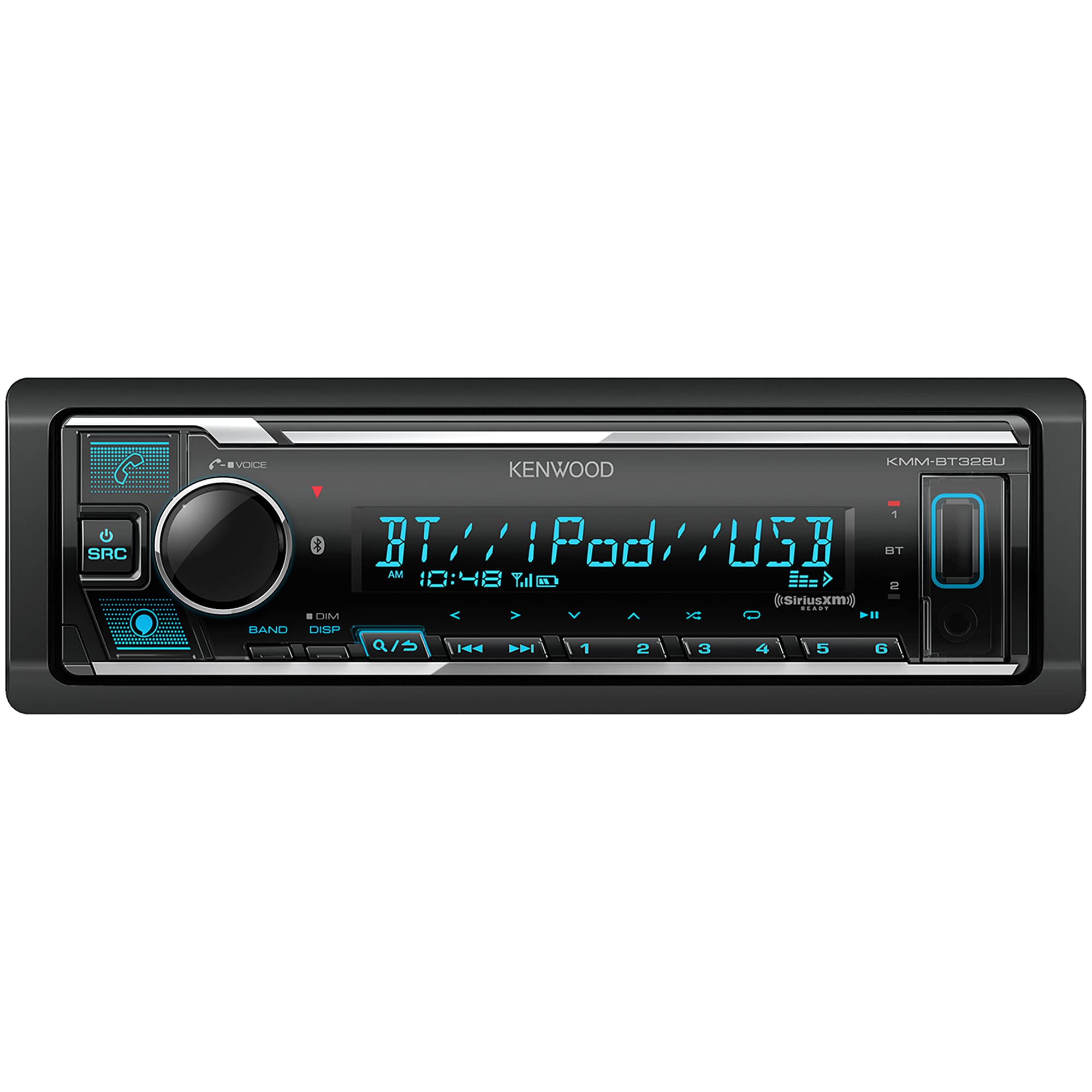 Foto 2 pulgar | Radio Estéreo Para Coche Kenwood Kmm-bt328u Bluetooth Usb Am/fm - Venta Internacional.