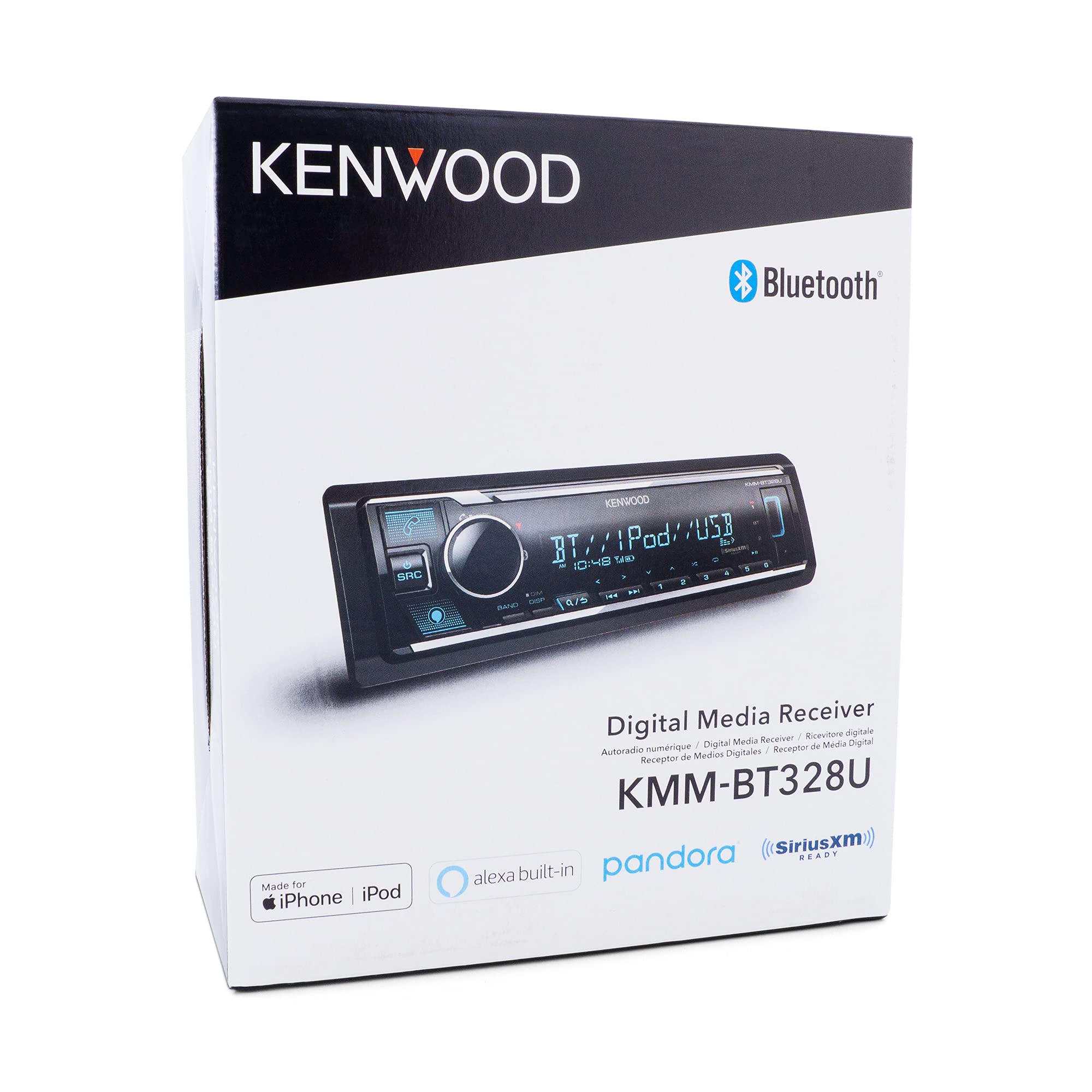 Foto 6 pulgar | Radio Estéreo Para Coche Kenwood Kmm-bt328u Bluetooth Usb Am/fm - Venta Internacional.