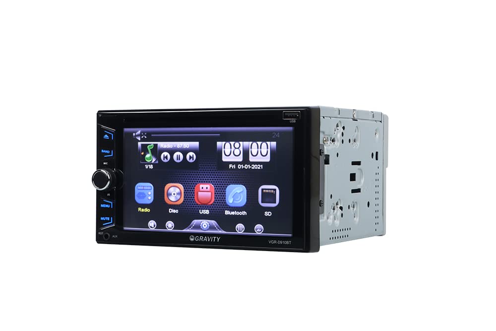 Foto 7 pulgar | Receptor Estéreo Para Coche Gravity D910bt Con Pantalla Táctil Hd De 6.2 Pulgadas - Venta Internacional.