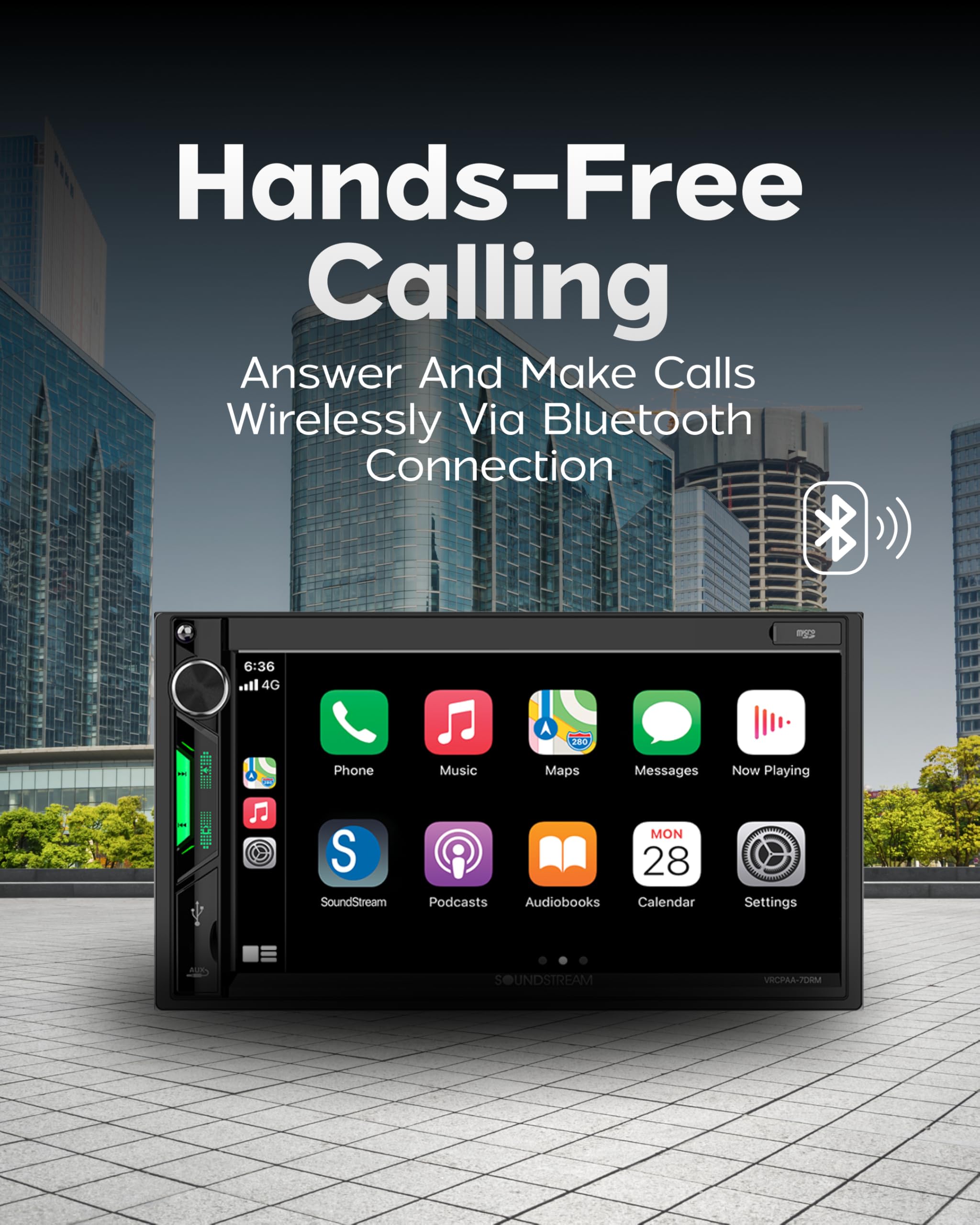 Foto 4 | Sistema Estéreo para Coche Soundstream Vrcpaa-7drm Con Apple Carplay Y Android - Venta Internacional