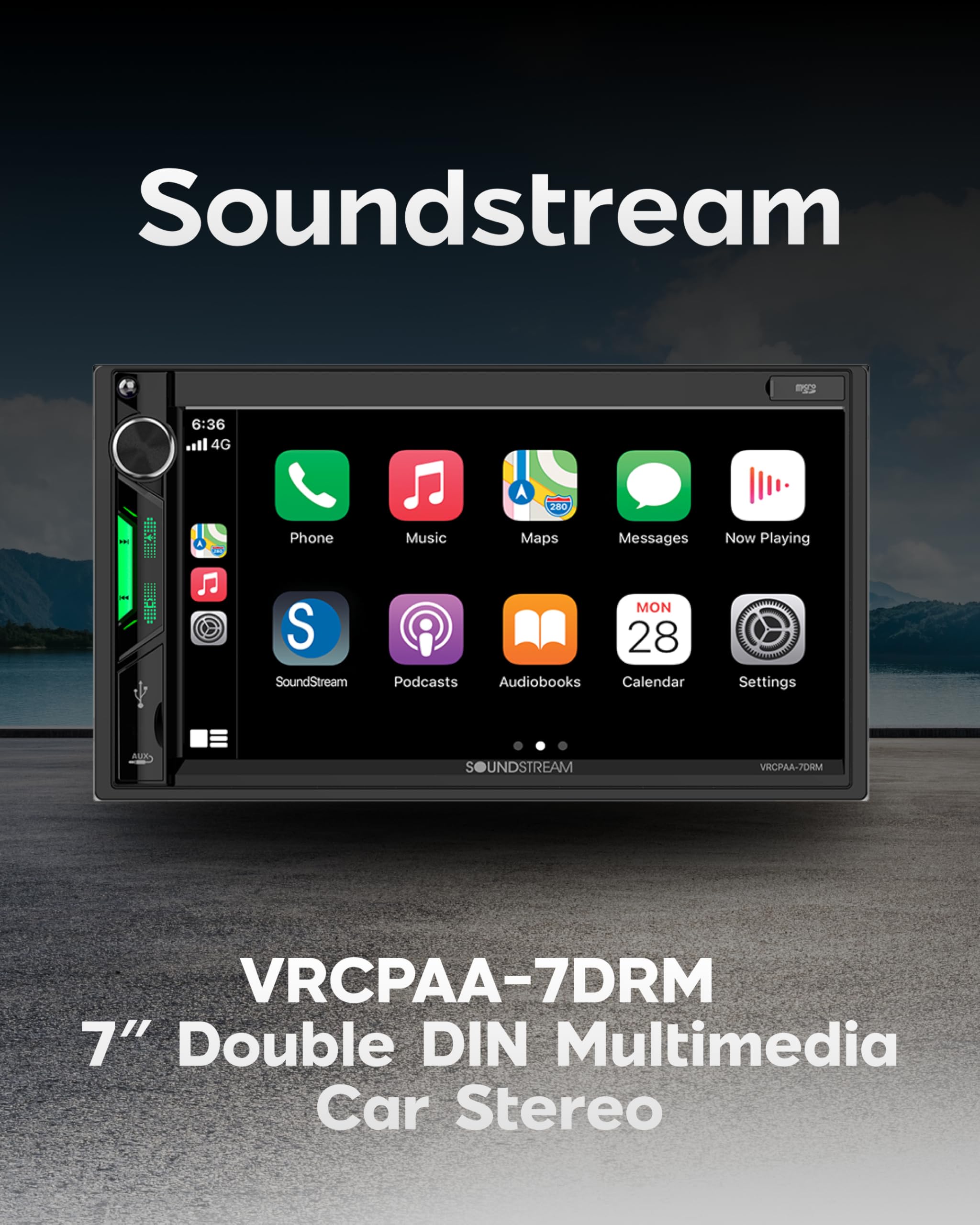 Foto 5 | Sistema Estéreo para Coche Soundstream Vrcpaa-7drm Con Apple Carplay Y Android - Venta Internacional