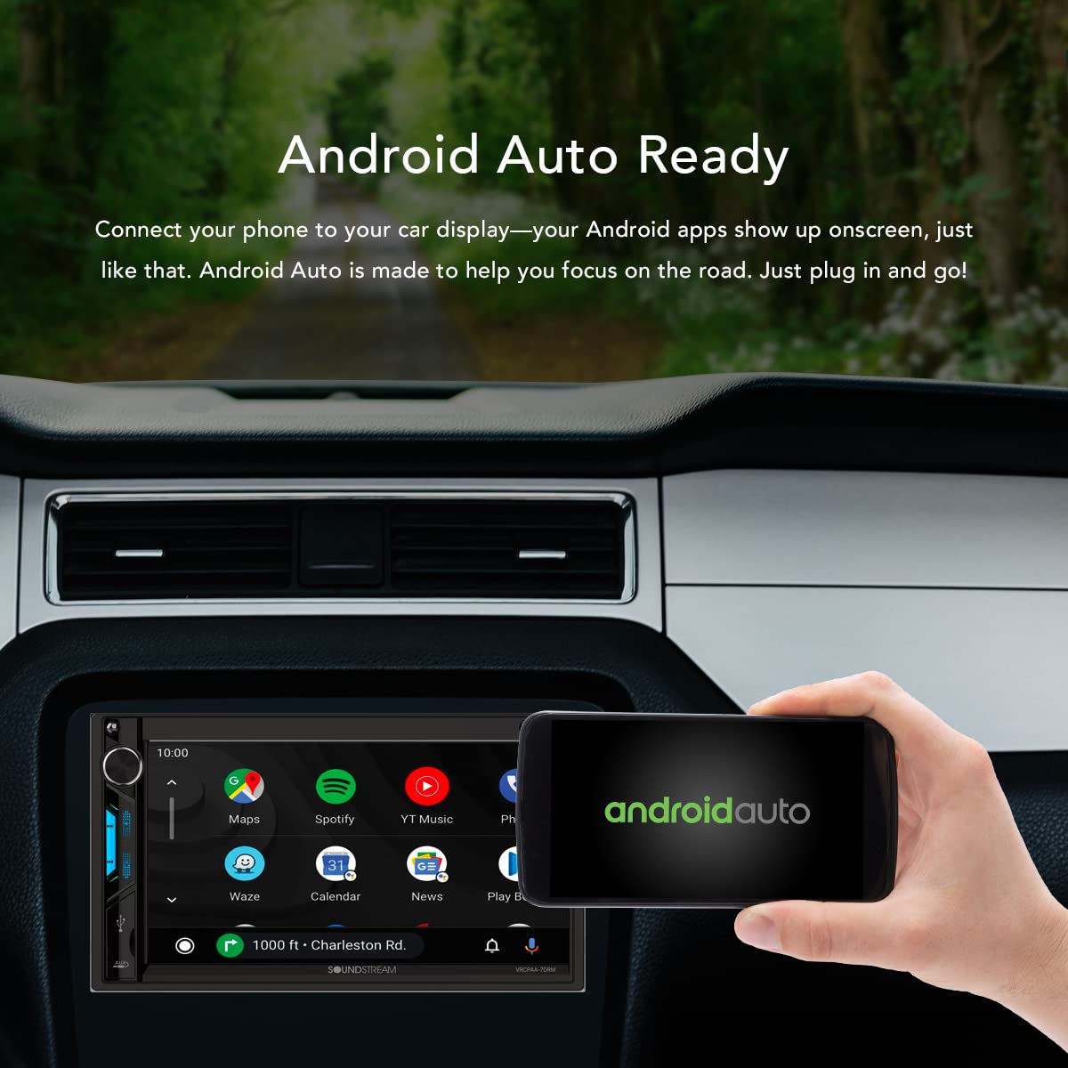 Foto 7 | Sistema Estéreo para Coche Soundstream Vrcpaa-7drm Con Apple Carplay Y Android - Venta Internacional