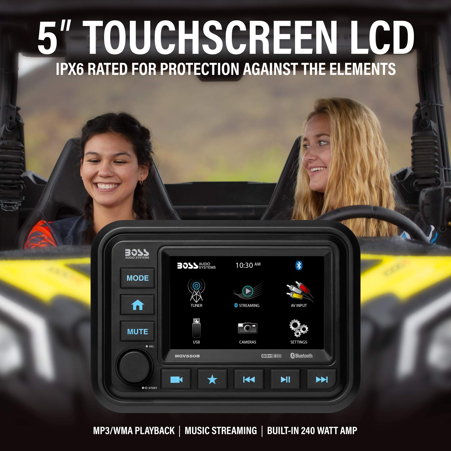 Foto 5 pulgar | Receptor Marine Gauge Boss Audio Systems Mgv550b 13 cm Touch - Venta Internacional