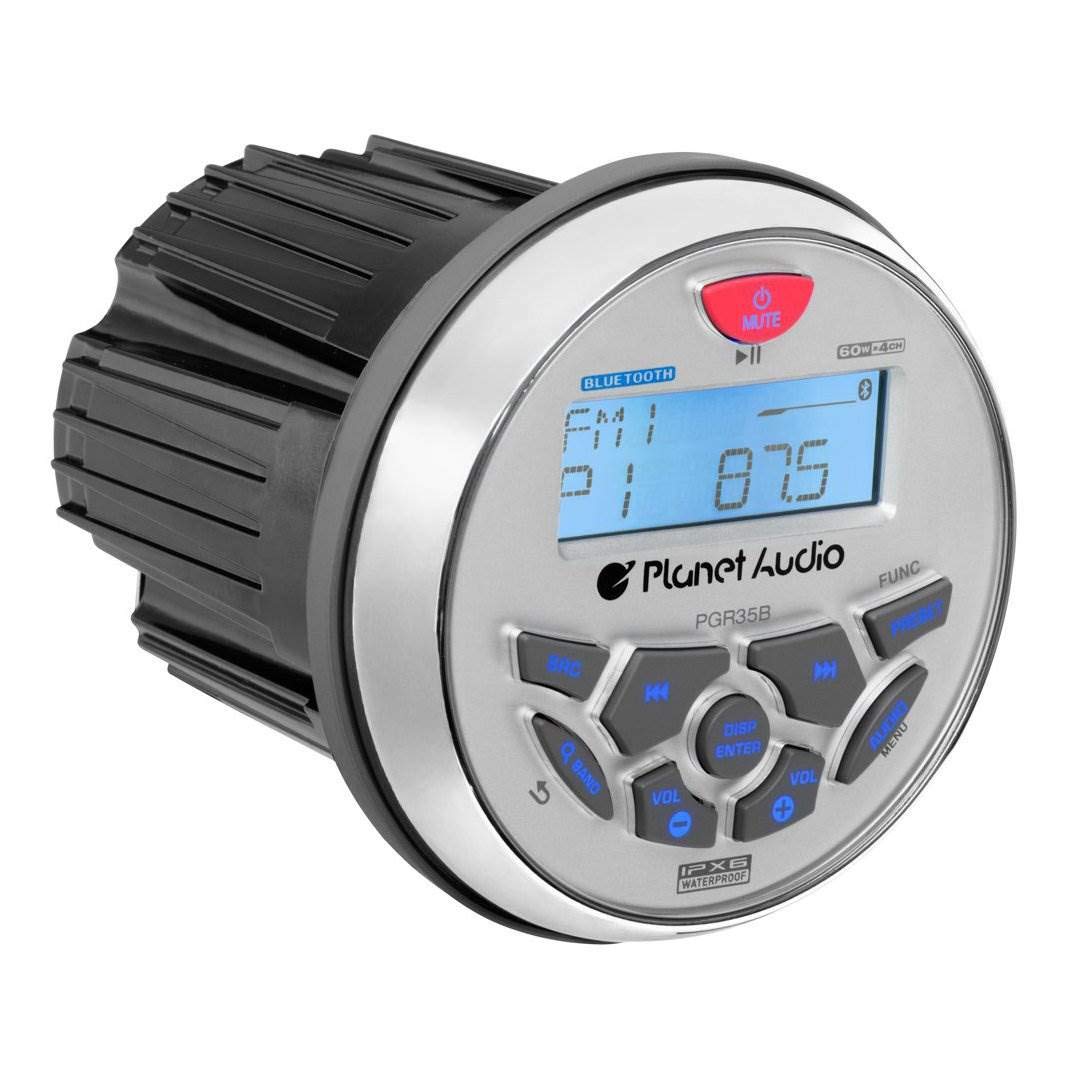 Foto 2 pulgar | Receptor Estéreo de Indicadores Marine Boat Planet Audio PGR35B Bluetooth - Venta Internacional