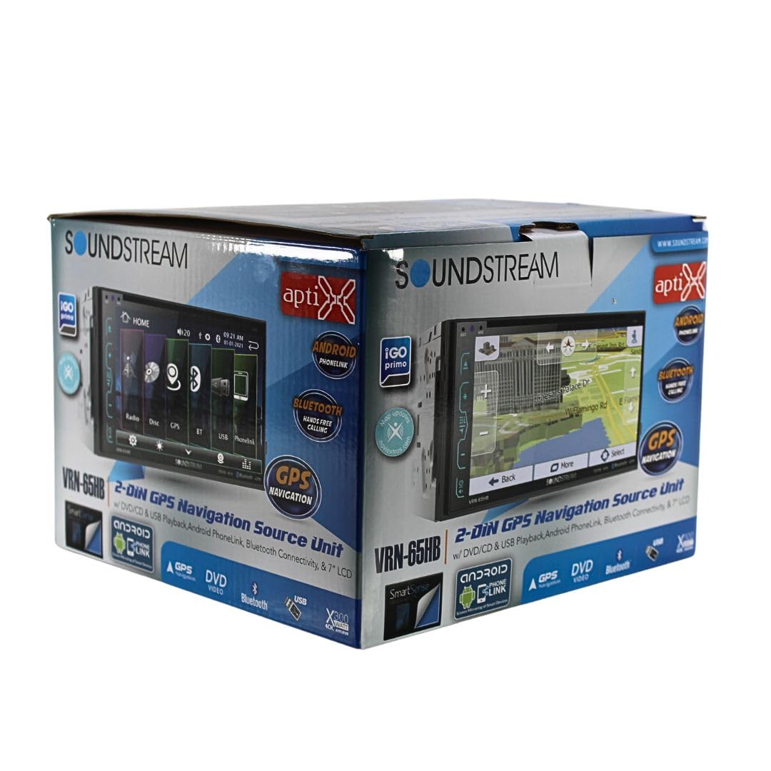 Foto 6 pulgar | Receptor Soundstream Vrn-65hb 2 Din Para Gps/dvd/cd/mp3/am/fm - Venta Internacional