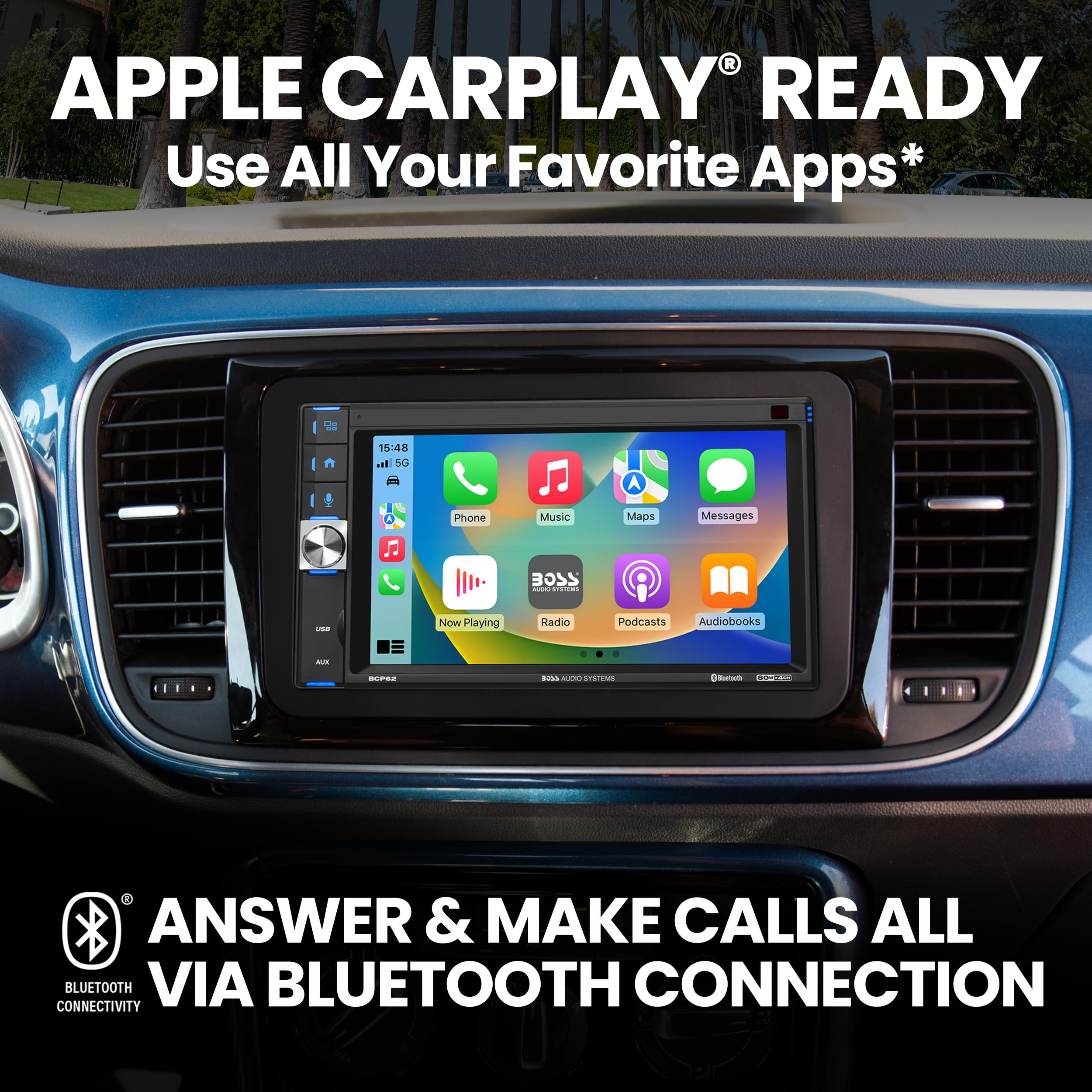 Foto 3 pulgar | Sistema Estéreo de Audio Boss Bcp62-rc Apple Carplay de 6.2 Pulgadas - Venta Internacional