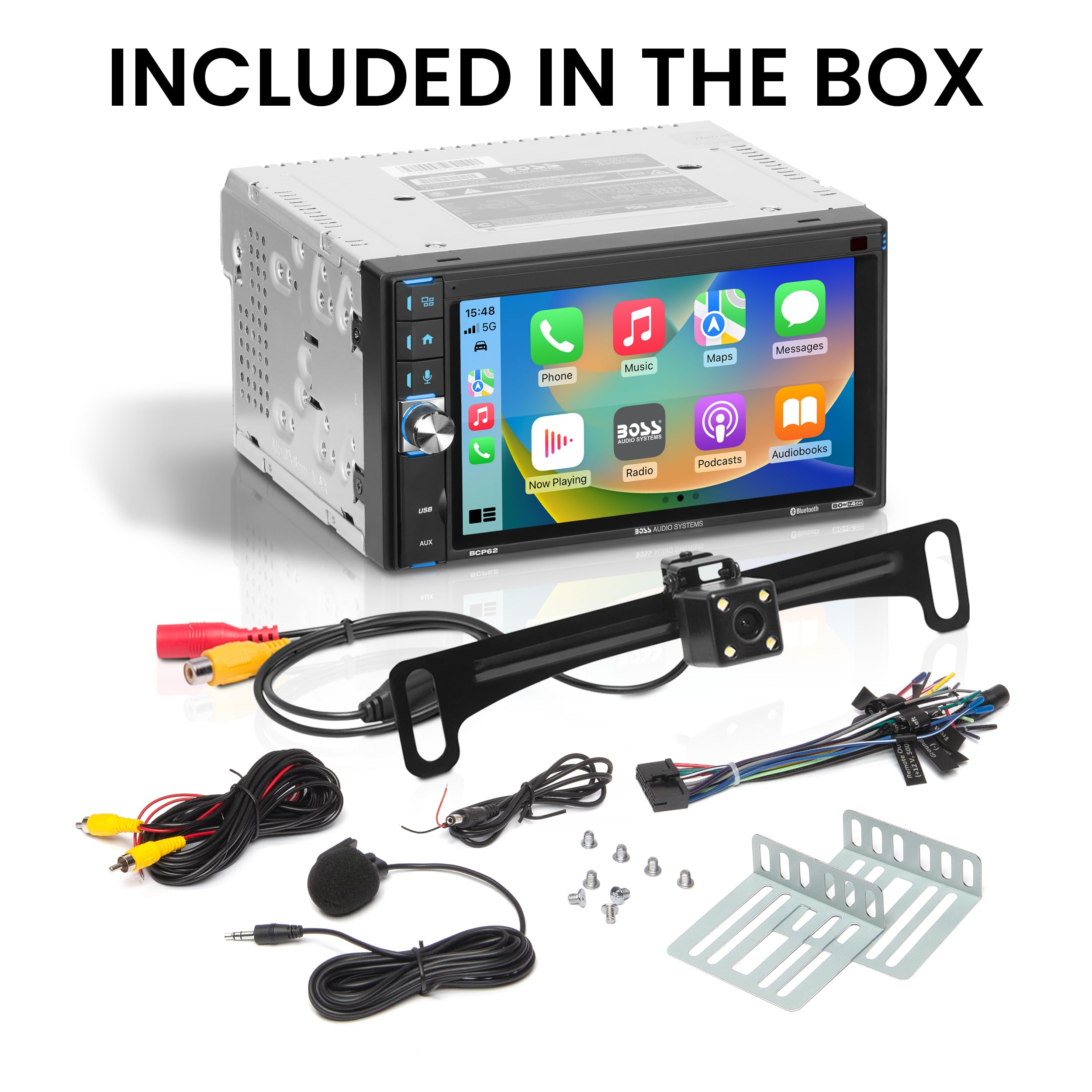 Foto 7 pulgar | Sistema Estéreo de Audio Boss Bcp62-rc Apple Carplay de 6.2 Pulgadas - Venta Internacional