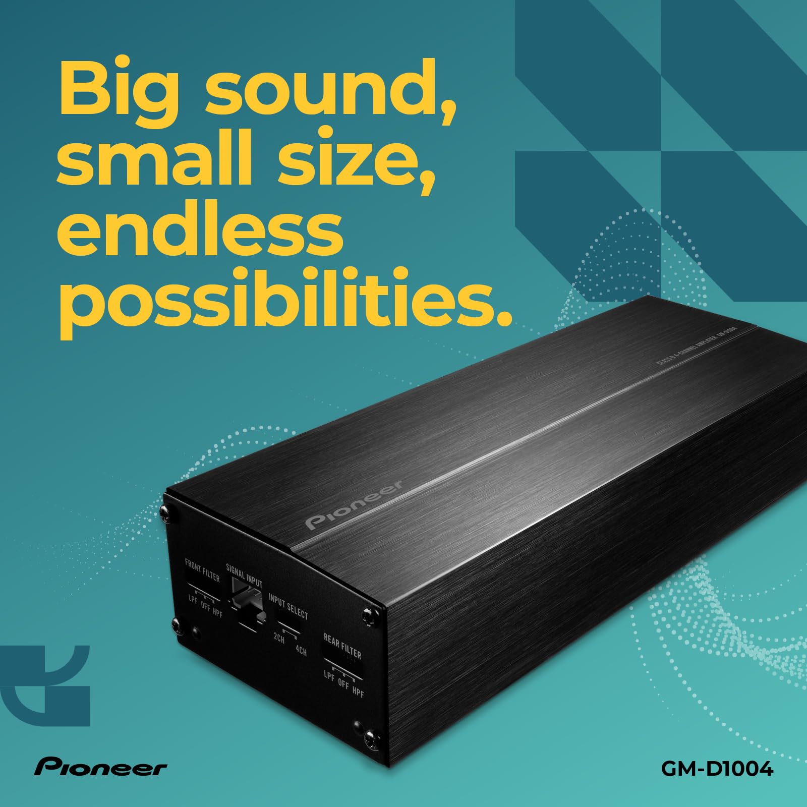 Foto 3 pulgar | Amplificador para Coche Pioneer Gm-d1004 4 Canales Class Fd 400w - Venta Internacional