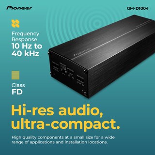 Foto 4 | Amplificador para Coche Pioneer Gm-d1004 4 Canales Class Fd 400w - Venta Internacional