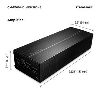 Foto 6 | Amplificador para Coche Pioneer Gm-d1004 4 Canales Class Fd 400w - Venta Internacional