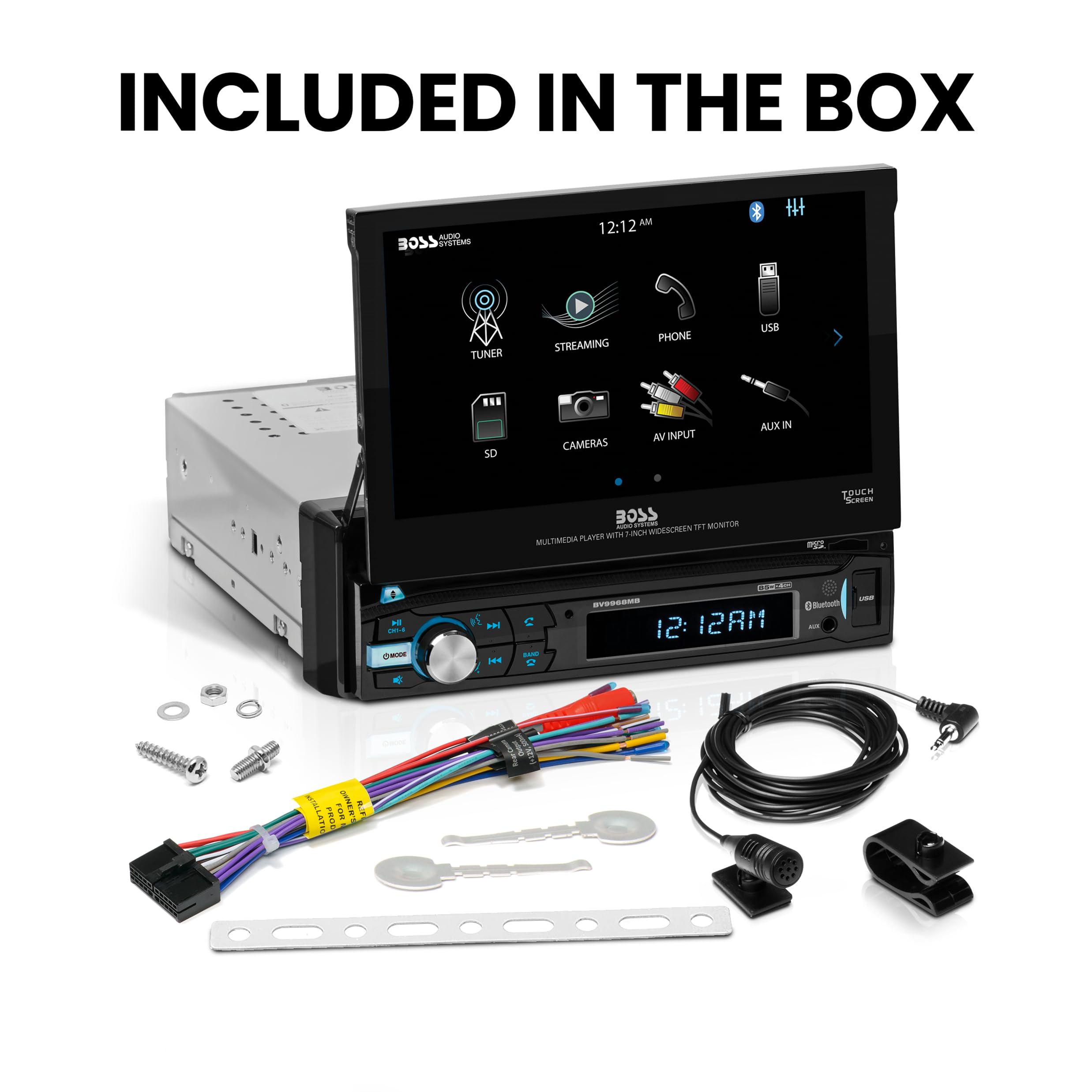 Foto 6 | Sistema Estéreo Para Coche Boss Audio Systems Bv9968mb Single Din 7'' Touch - Venta Internacional.