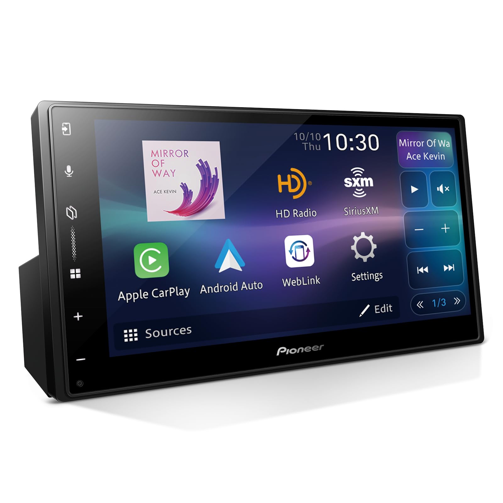 Foto 1 | Receptor Multimedia Pioneer Dmh-2000nex de 6,8 Pulgadas con Carplay y Android - Venta Internacional