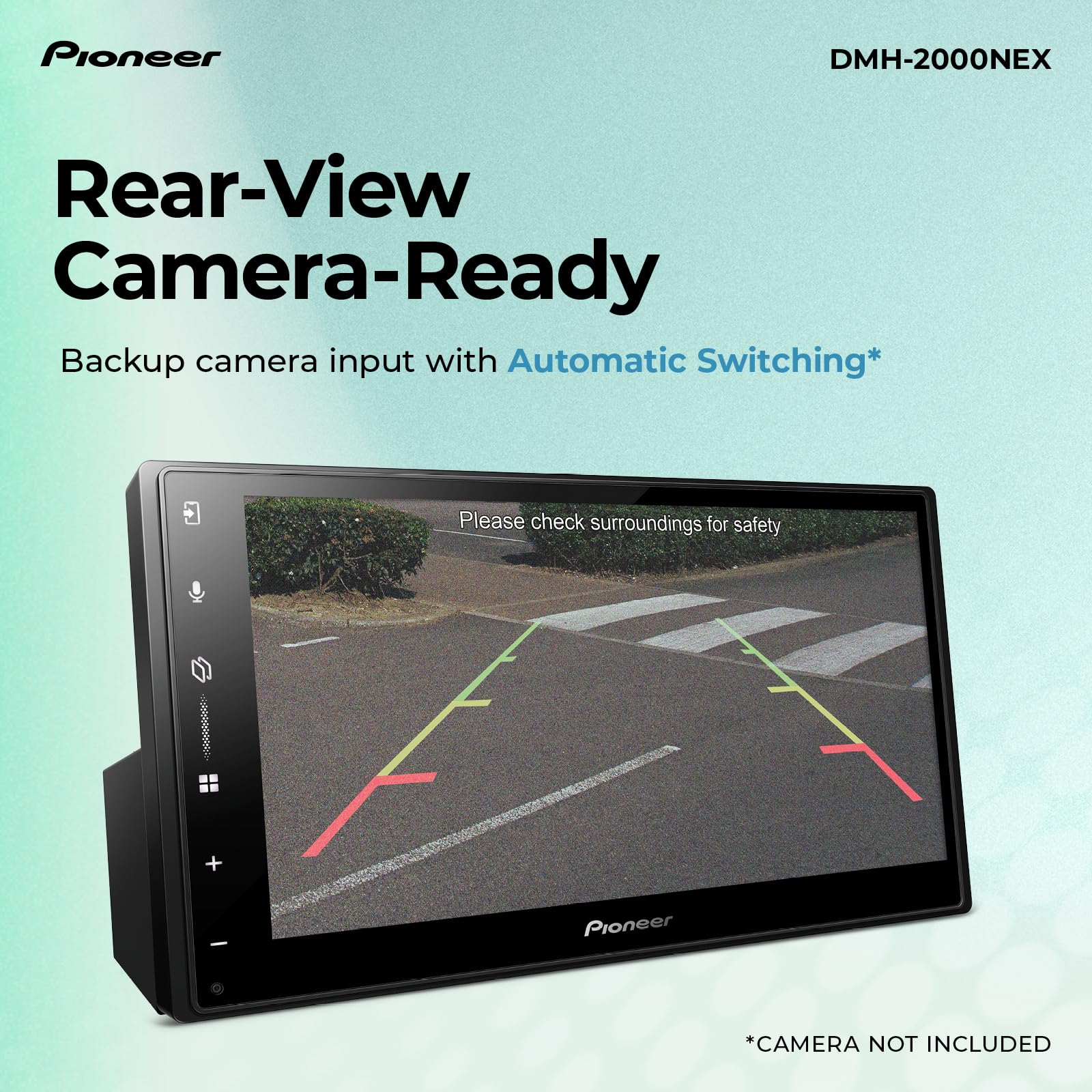 Foto 8 pulgar | Receptor Multimedia Pioneer Dmh-2000nex de 6,8 Pulgadas con Carplay y Android - Venta Internacional