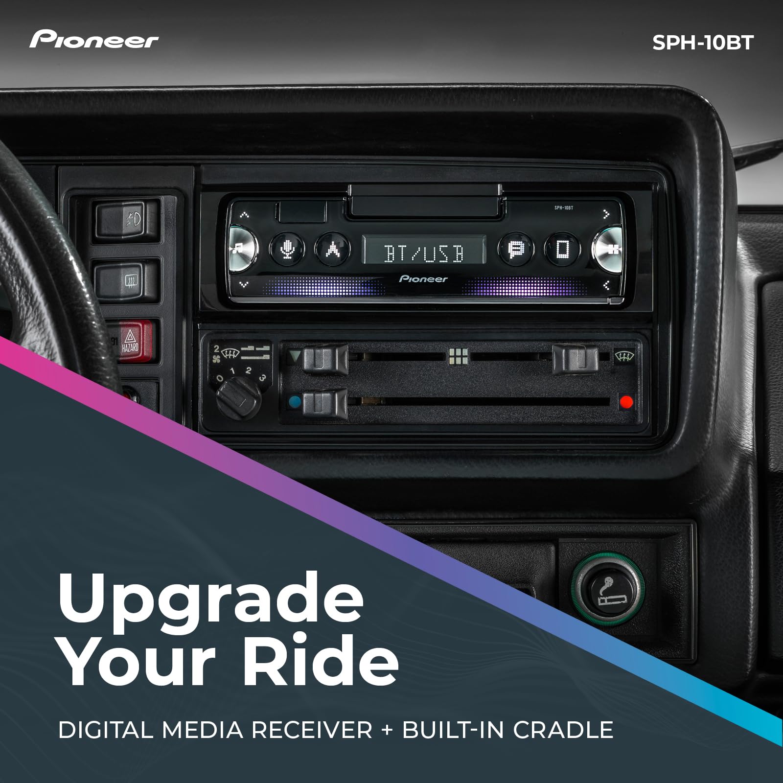 Foto 3 pulgar | Receptor Pioneer Sph-10bt con Pantalla Táctil Única Din con Bluetooth - Venta Internacional