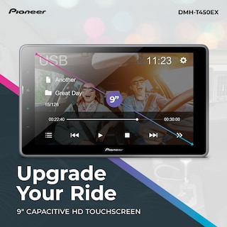 Foto 2 | Receptor Multimedia Digital Pioneer Dmh-t450ex 9'' Touch - Venta Internacional