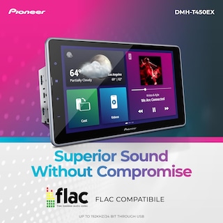 Foto 4 | Receptor Multimedia Digital Pioneer Dmh-t450ex 9'' Touch - Venta Internacional