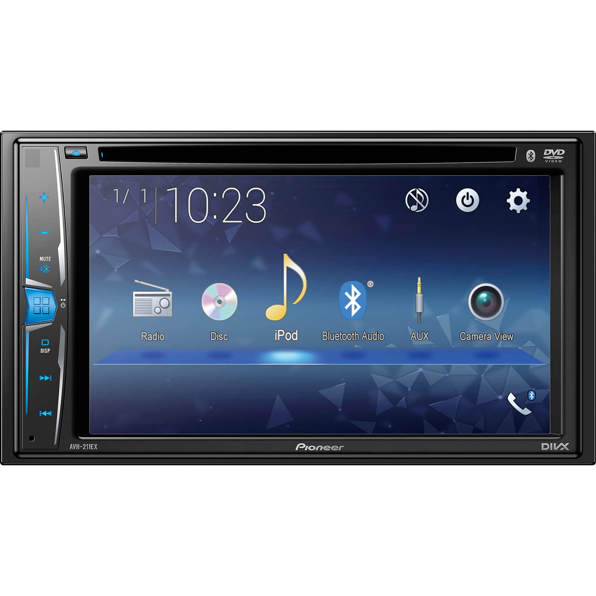 Foto 3 pulgar | Receptor Dvd Pioneer Avh-221ex 6.2 Wvga con Bluetooth - Venta Internacional