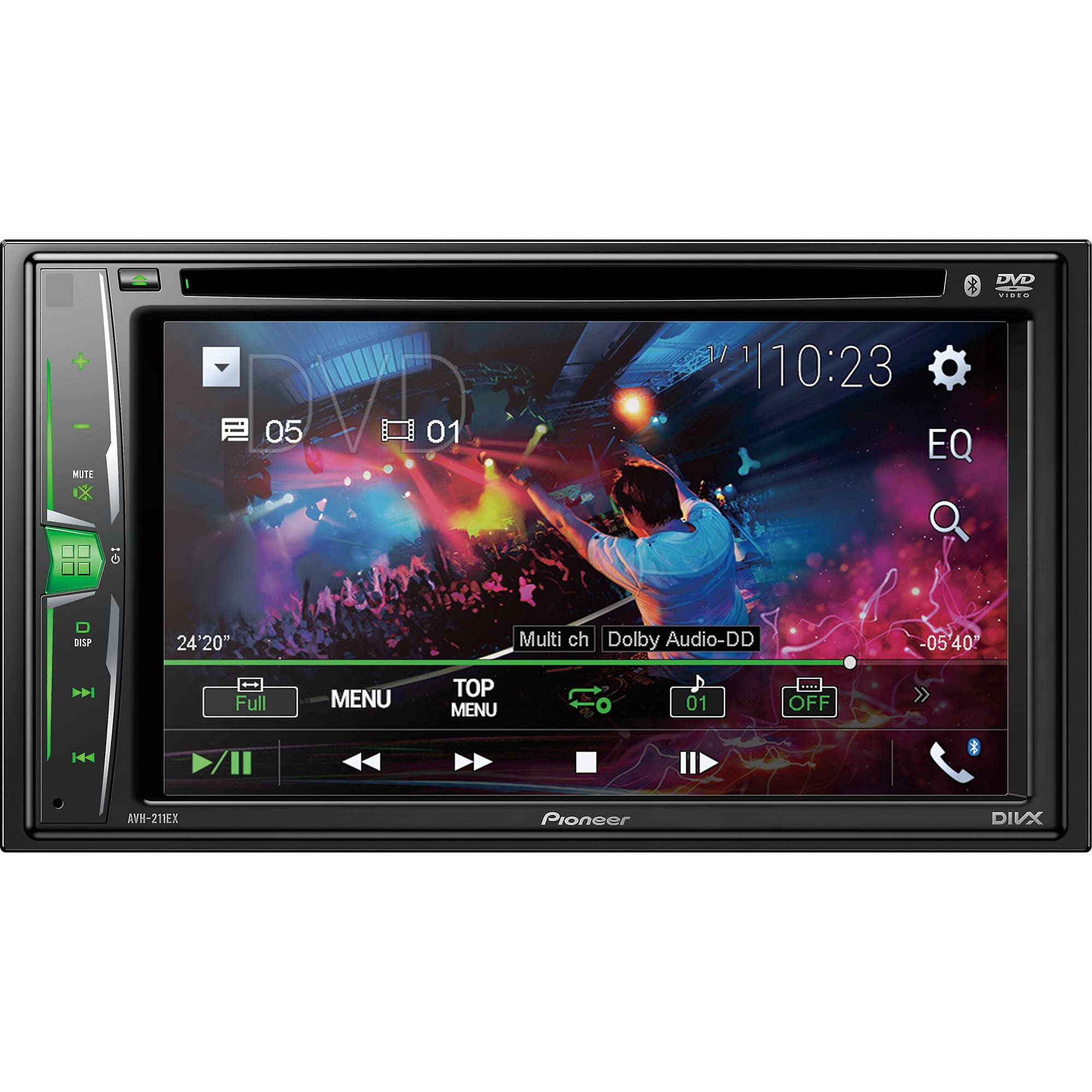 Foto 5 pulgar | Receptor Dvd Pioneer Avh-221ex 6.2 Wvga con Bluetooth - Venta Internacional