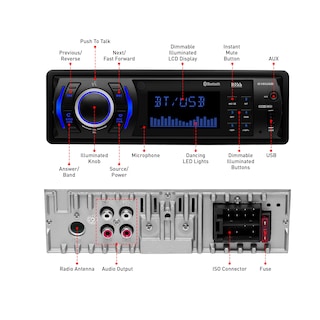 Foto 4 | Autoestéreo Boss Audio Systems Bluetooth con Control-Venta Internacional