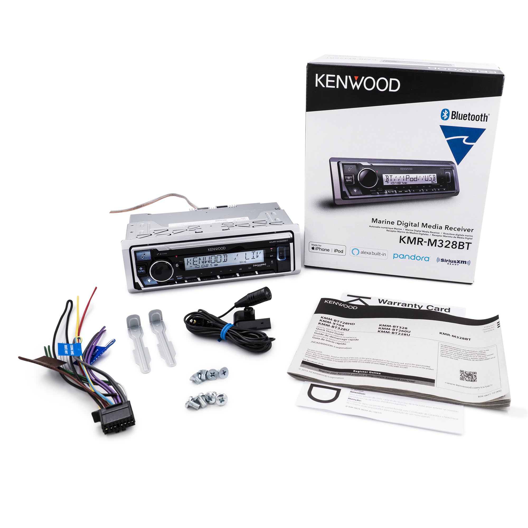 Foto 5 pulgar | Receptor Multimedia Digital Marino Kenwood Kmr-m328bt Con Alexa - Venta Internacional.