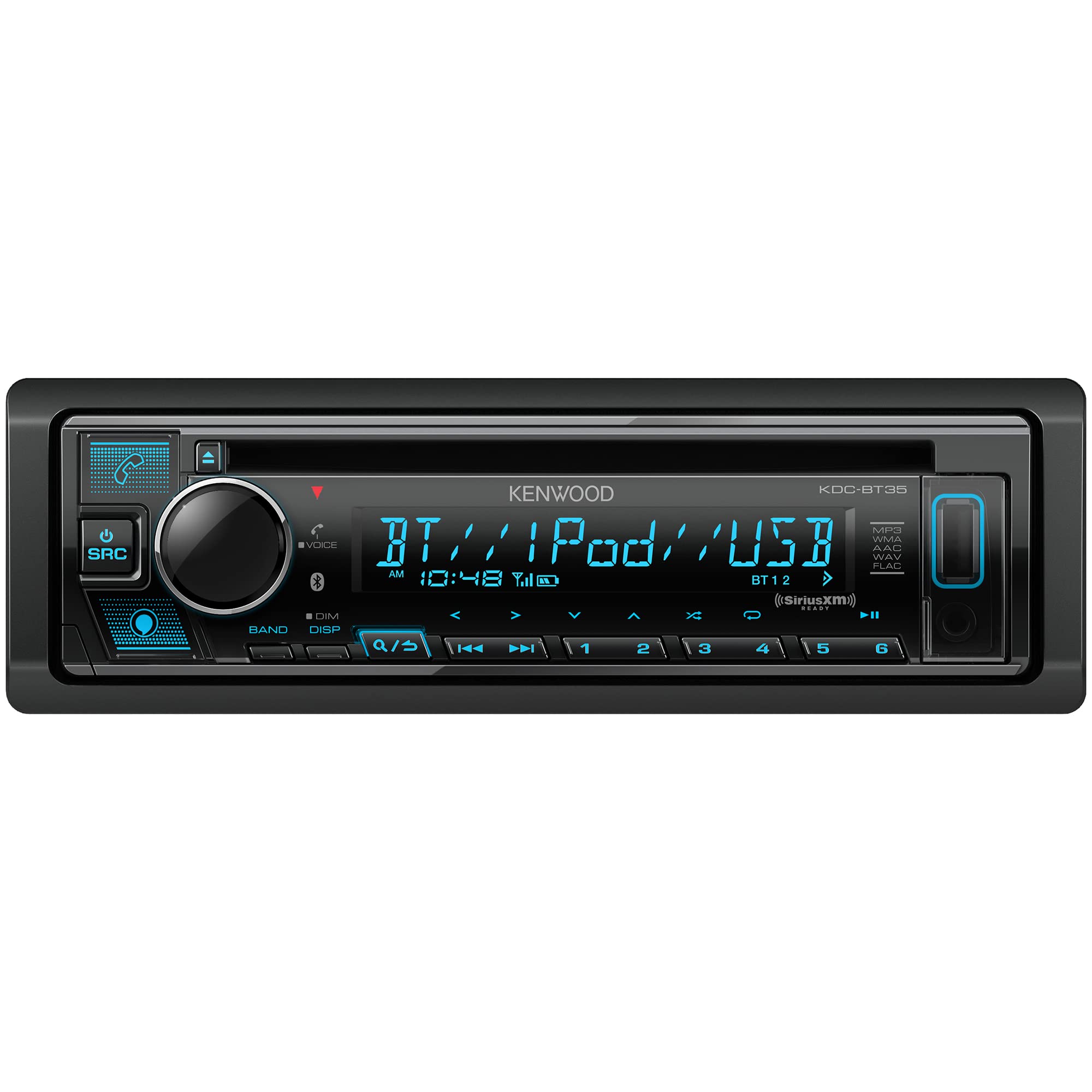 Cd Estéreo Para Coche Kenwood Kdc-bt35 Bluetooth, Usb, Aux Alexa - Venta Internacional.