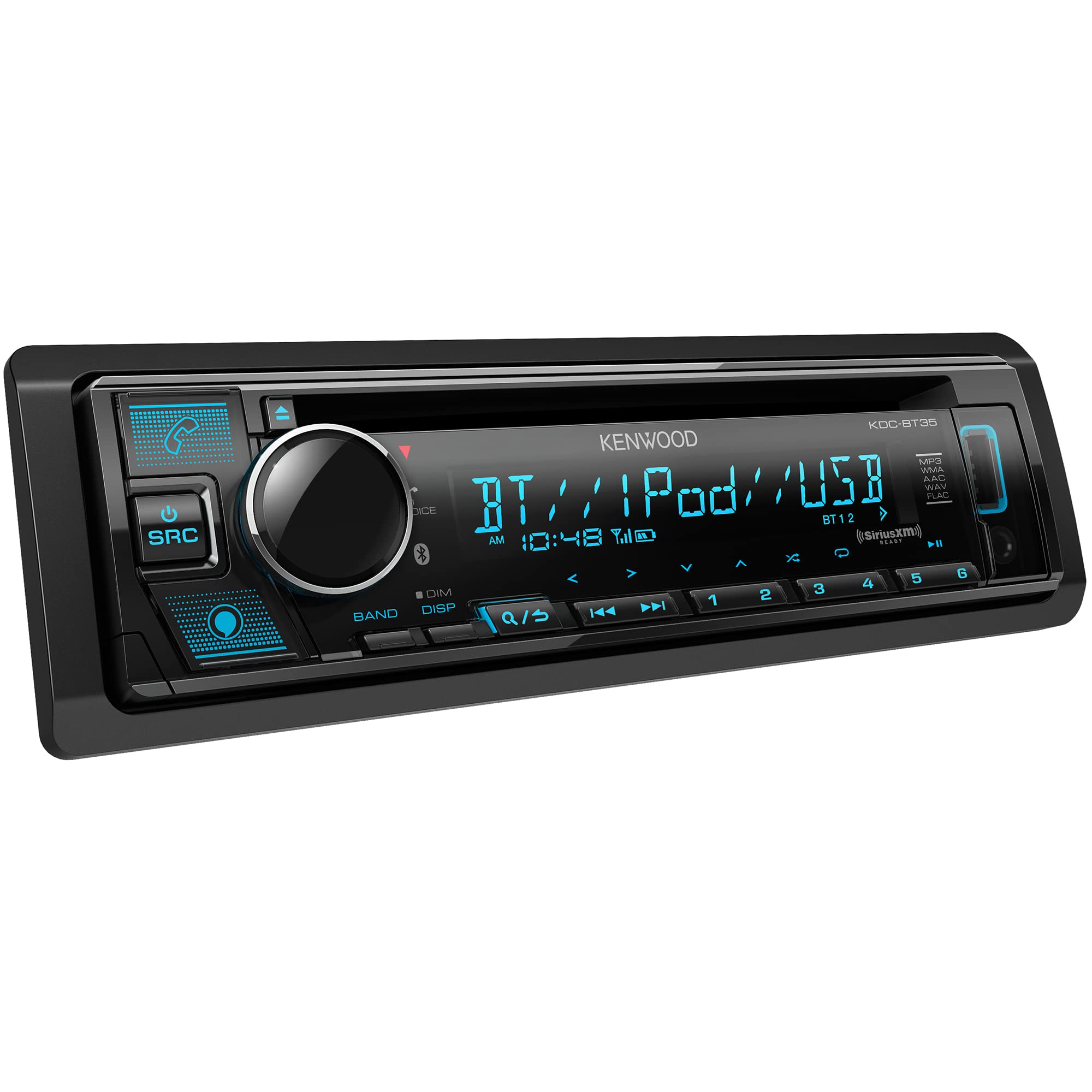 Foto 3 pulgar | Cd Estéreo Para Coche Kenwood Kdc-bt35 Bluetooth, Usb, Aux Alexa - Venta Internacional.