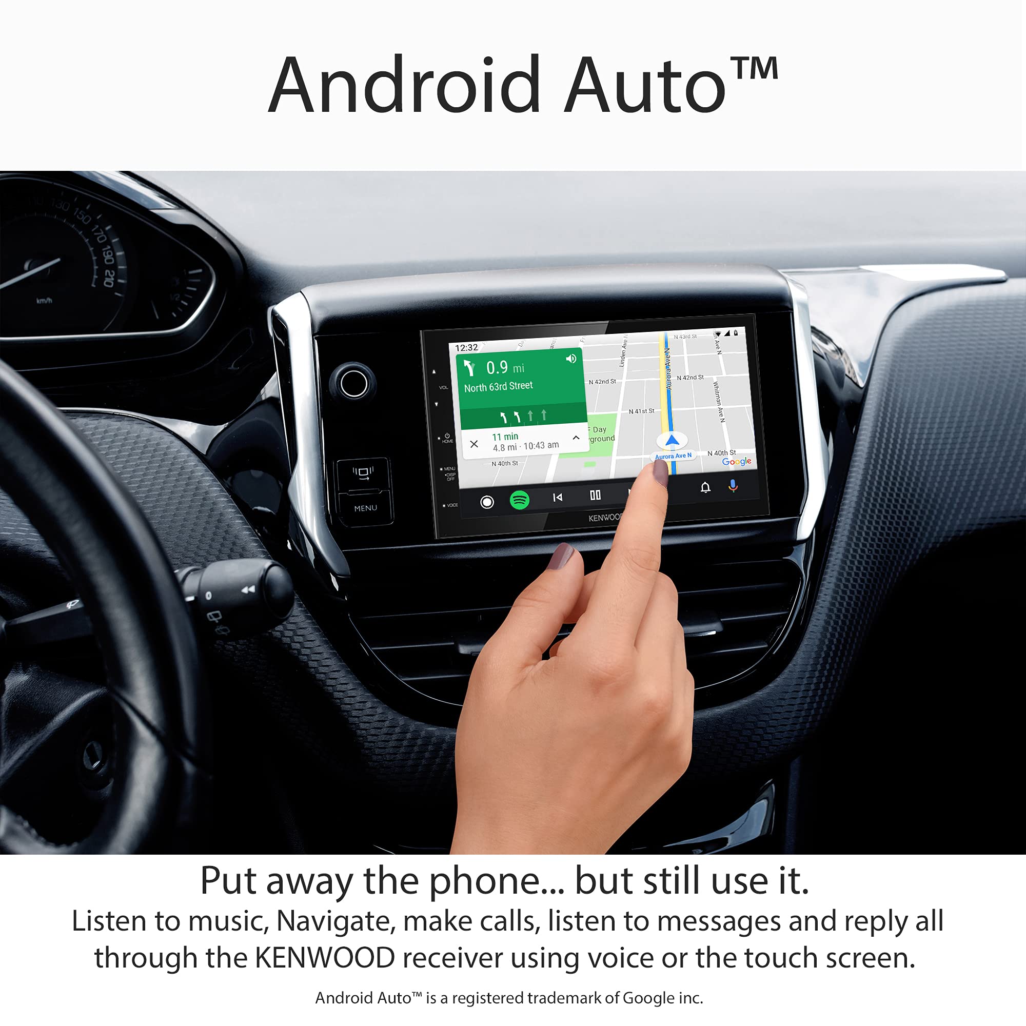 Foto 4 pulgar | Reproductor Multimedia Para Coche Kenwood Dmx47s De 6,8 Pulgadas Con Carplay Y Android - Venta Internacional.