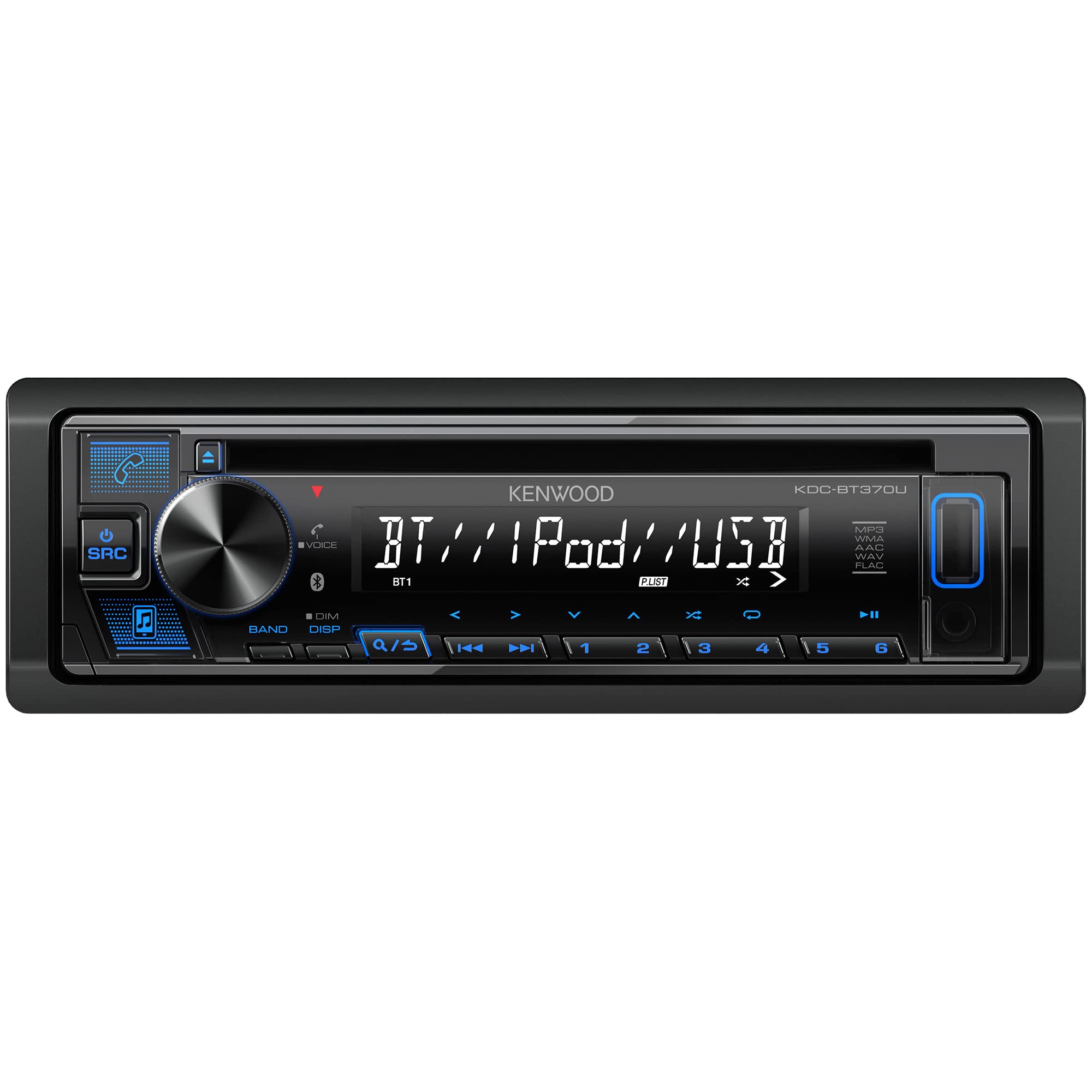 Foto 2 pulgar | Estéreo De Coche Kenwood Kdc-bt370u Cd Con Bluetooth, Usb Y Alexa - Venta Internacional.