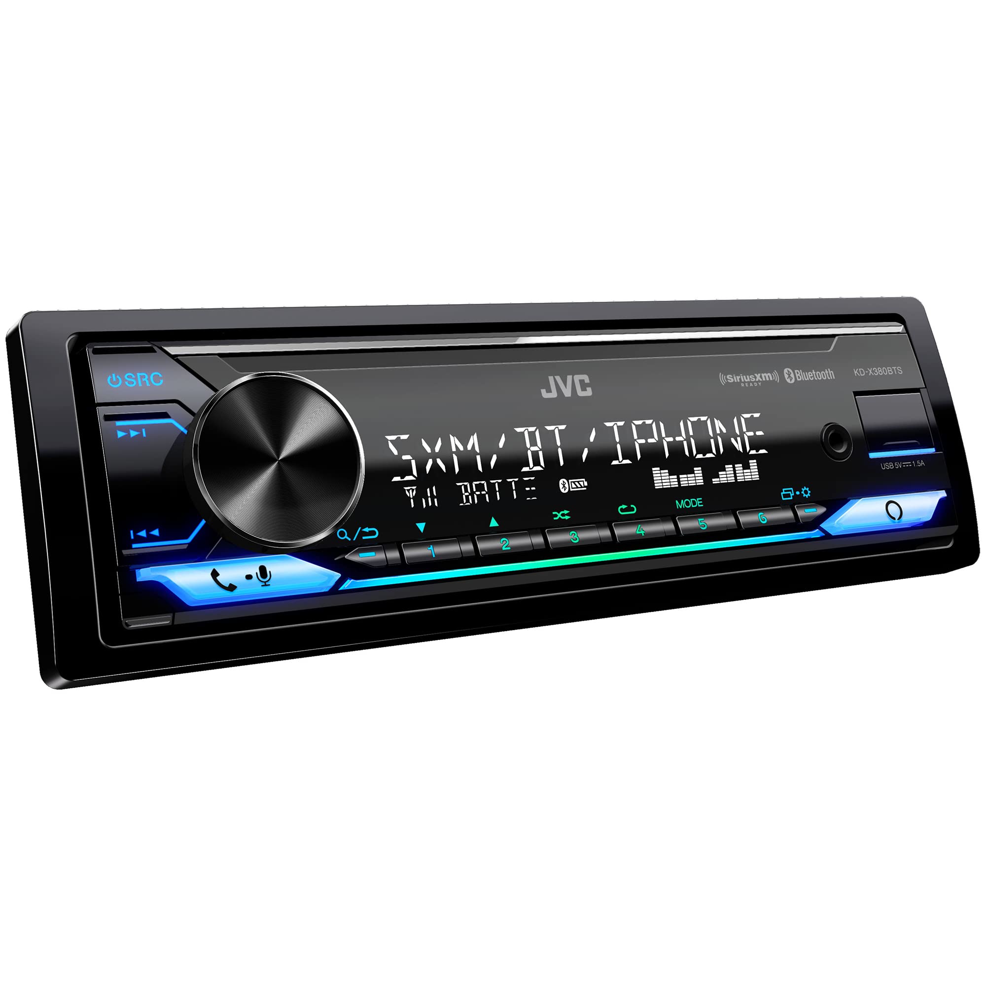 Foto 5 pulgar | Receptor De Coche Jvc Kd-x380bts Digital Media Con Bluetooth, Usb - Venta Internacional.