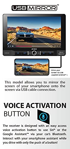 Foto 5 pulgar | Receptor Multimedia Digital Jensen Cm901mir 23 Cm Con Bluetooth - Venta Internacional.