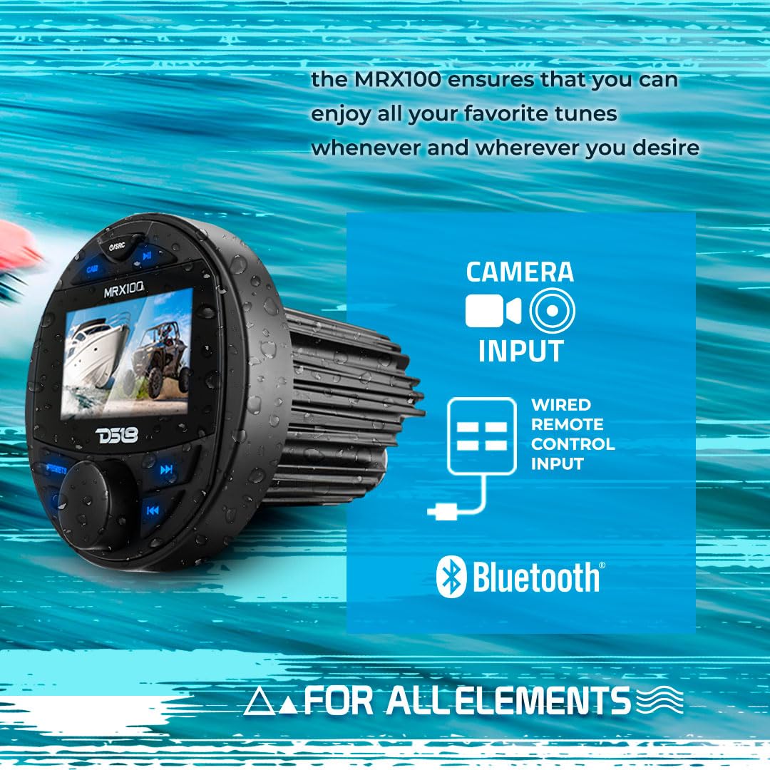 Foto 4 pulgar | Unidad Principal Para Barco Marino Ds18 Mrx100, 2 Zonas, 4 V, Salida Ipx6 - Venta Internacional.